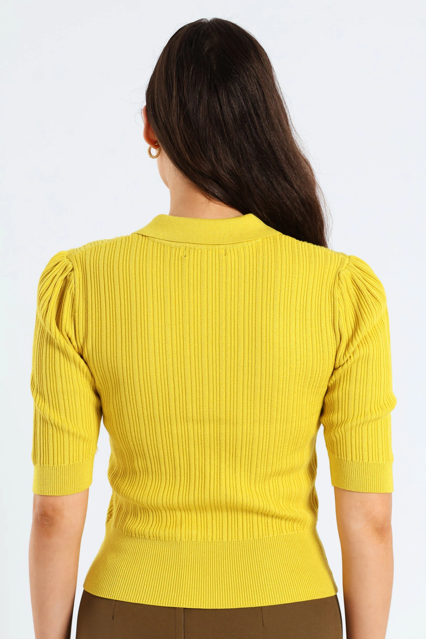 Textured Golfer - Mustard - Image 4