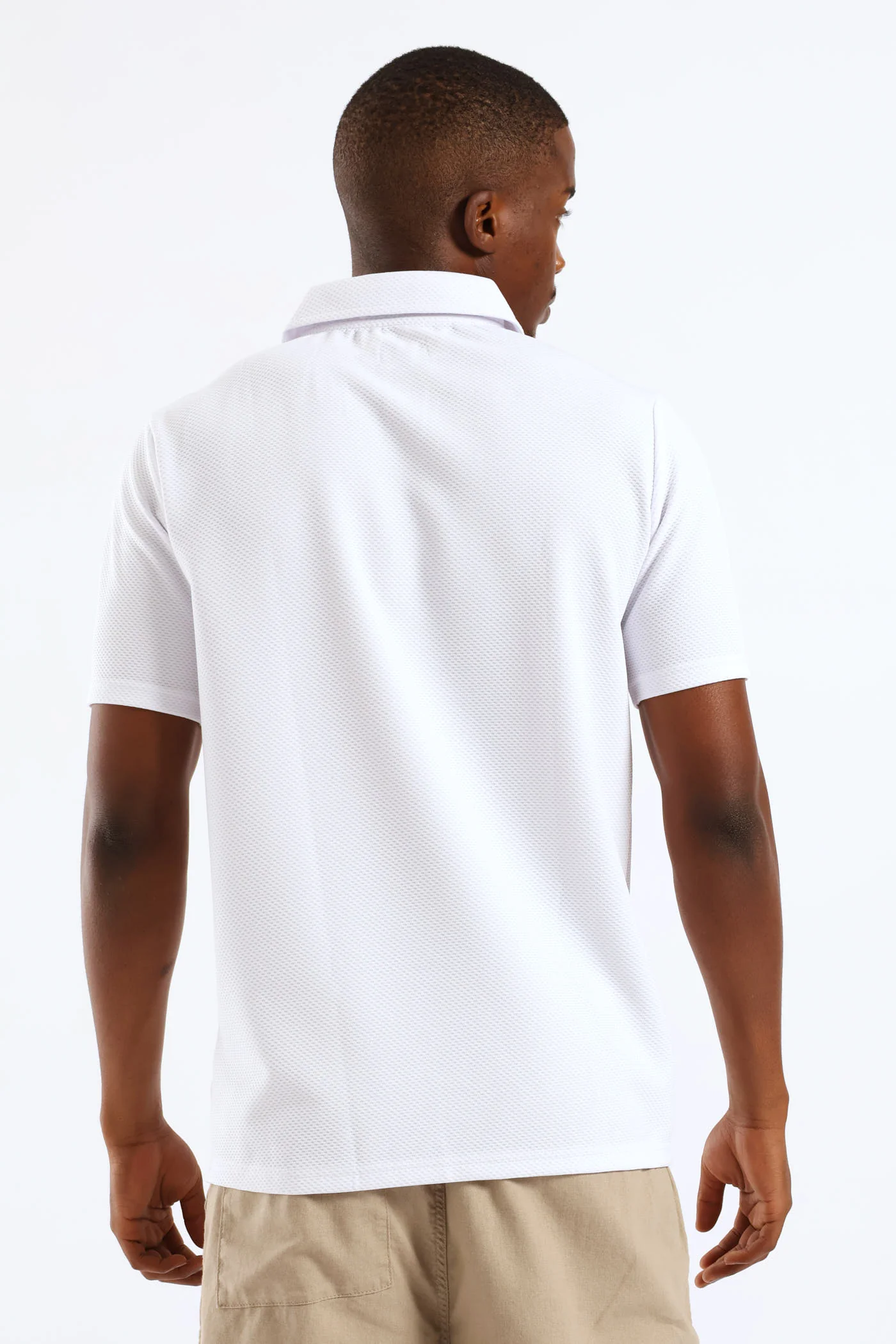 Textured Golfer - White - Image 3