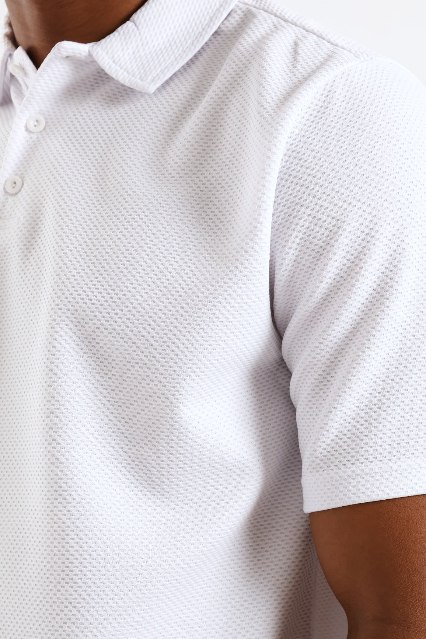 Textured Golfer - White - Image 5