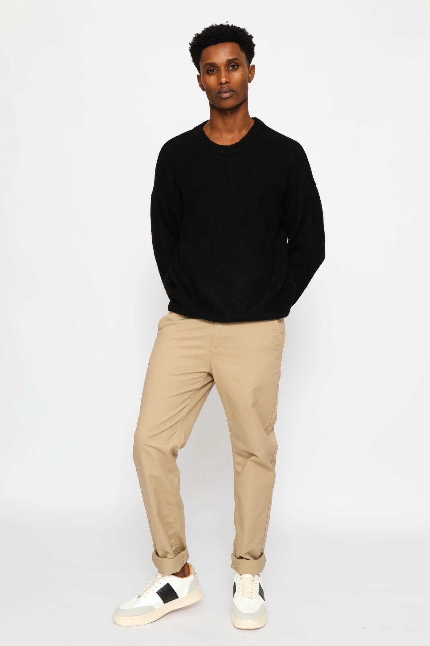 Textured Knitwear - Black - Image 5