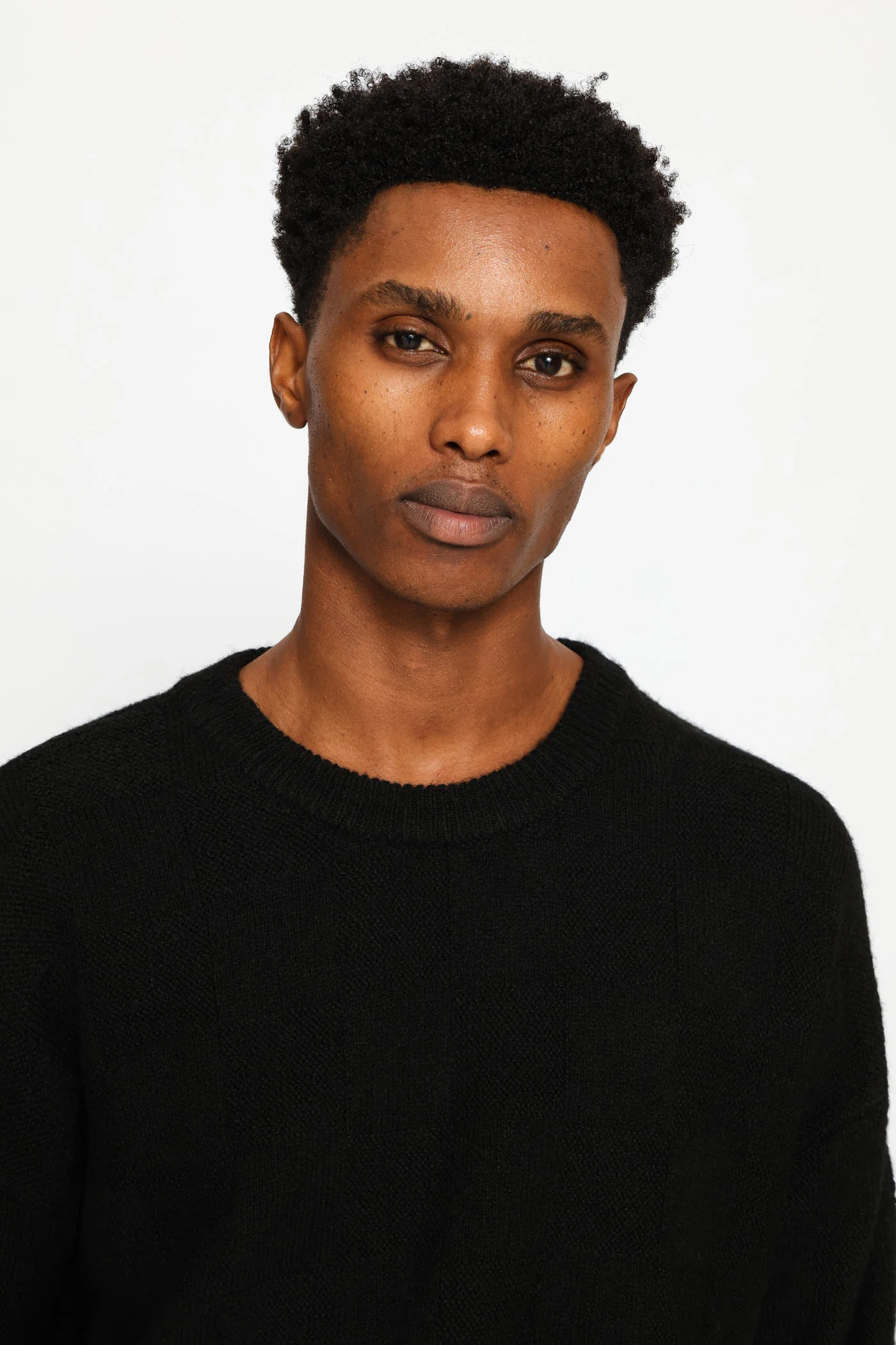 Textured Knitwear - Black - Image 6