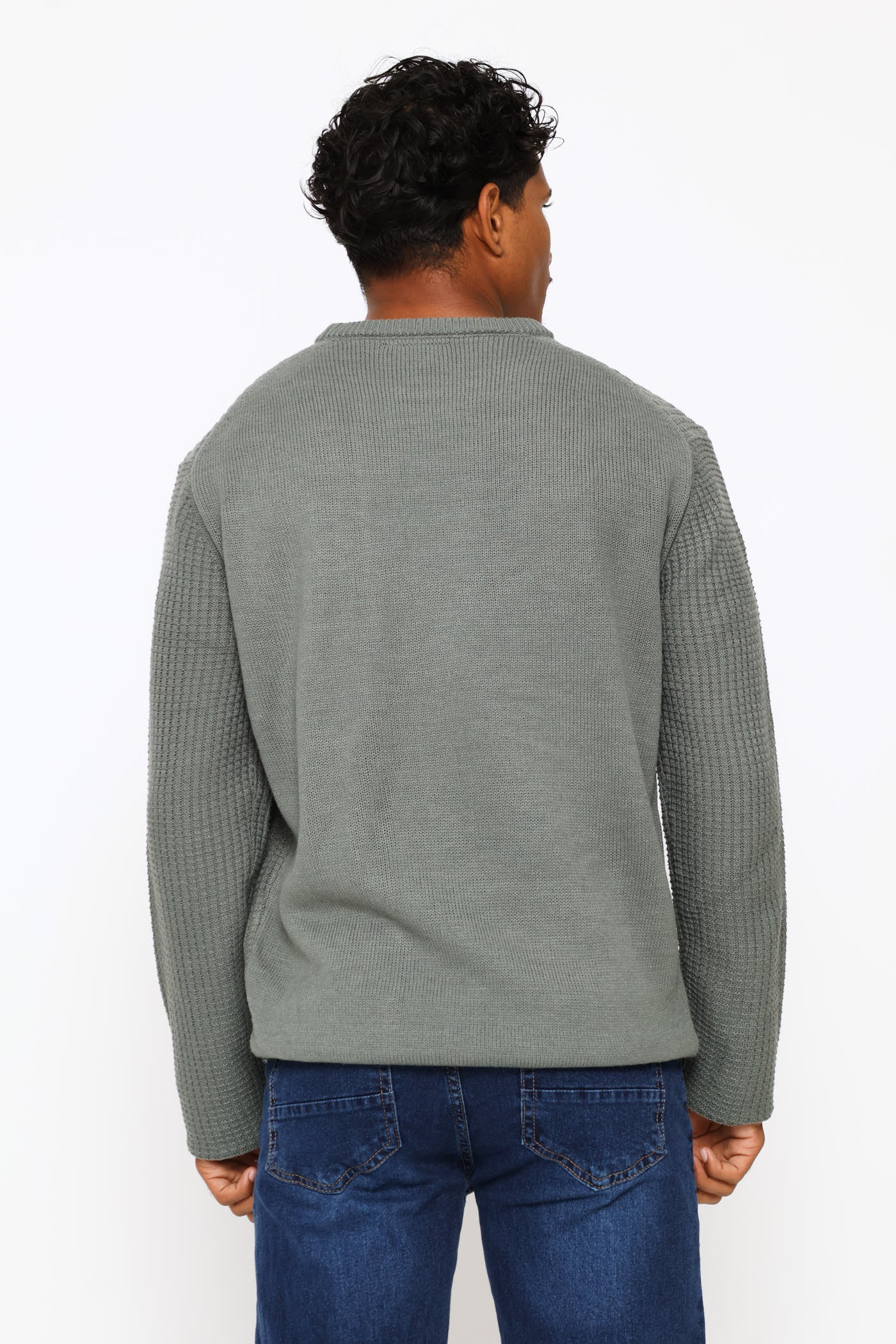 Textured Knitwear - Fatigue - Image 4