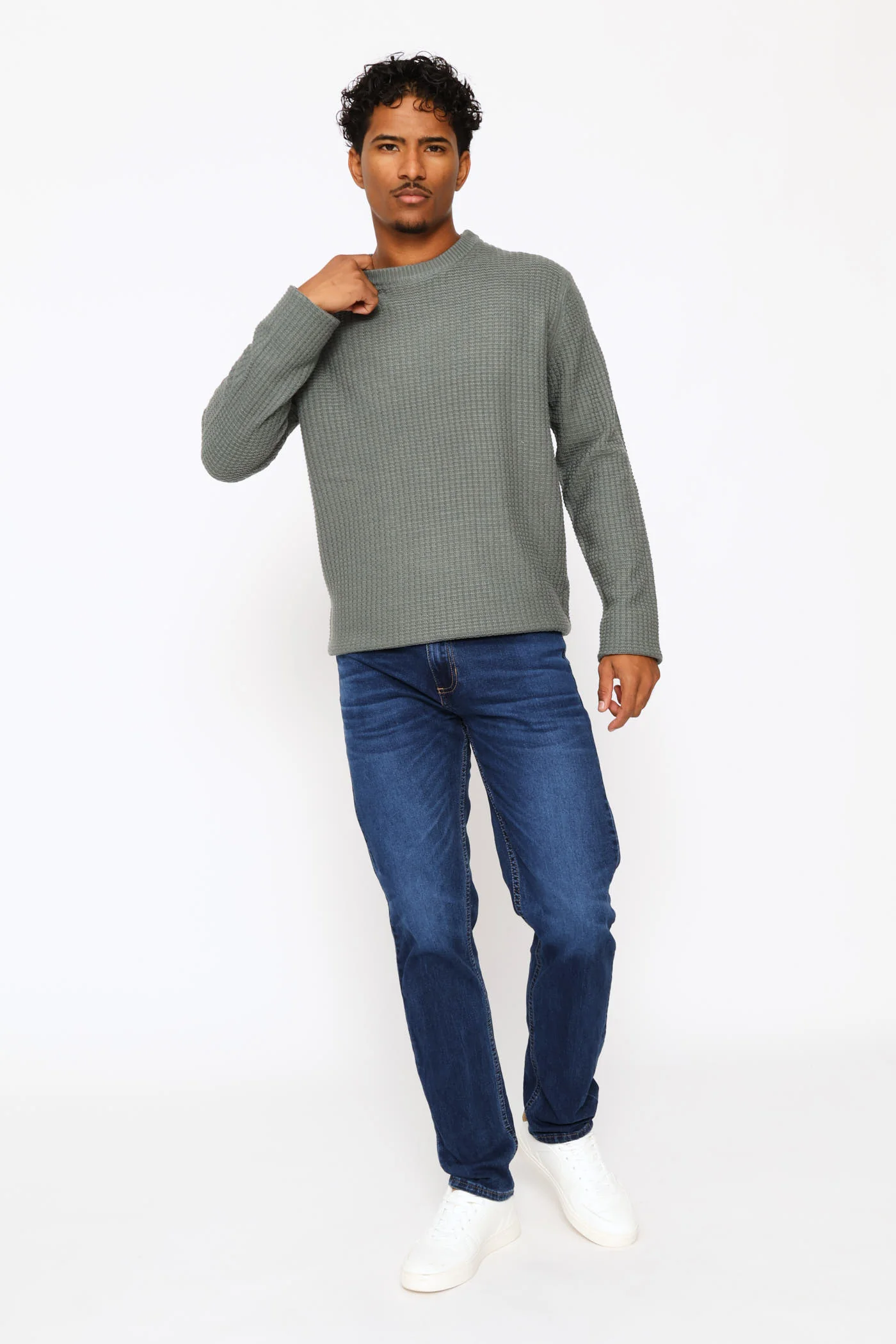 Textured Knitwear - Fatigue - Image 5