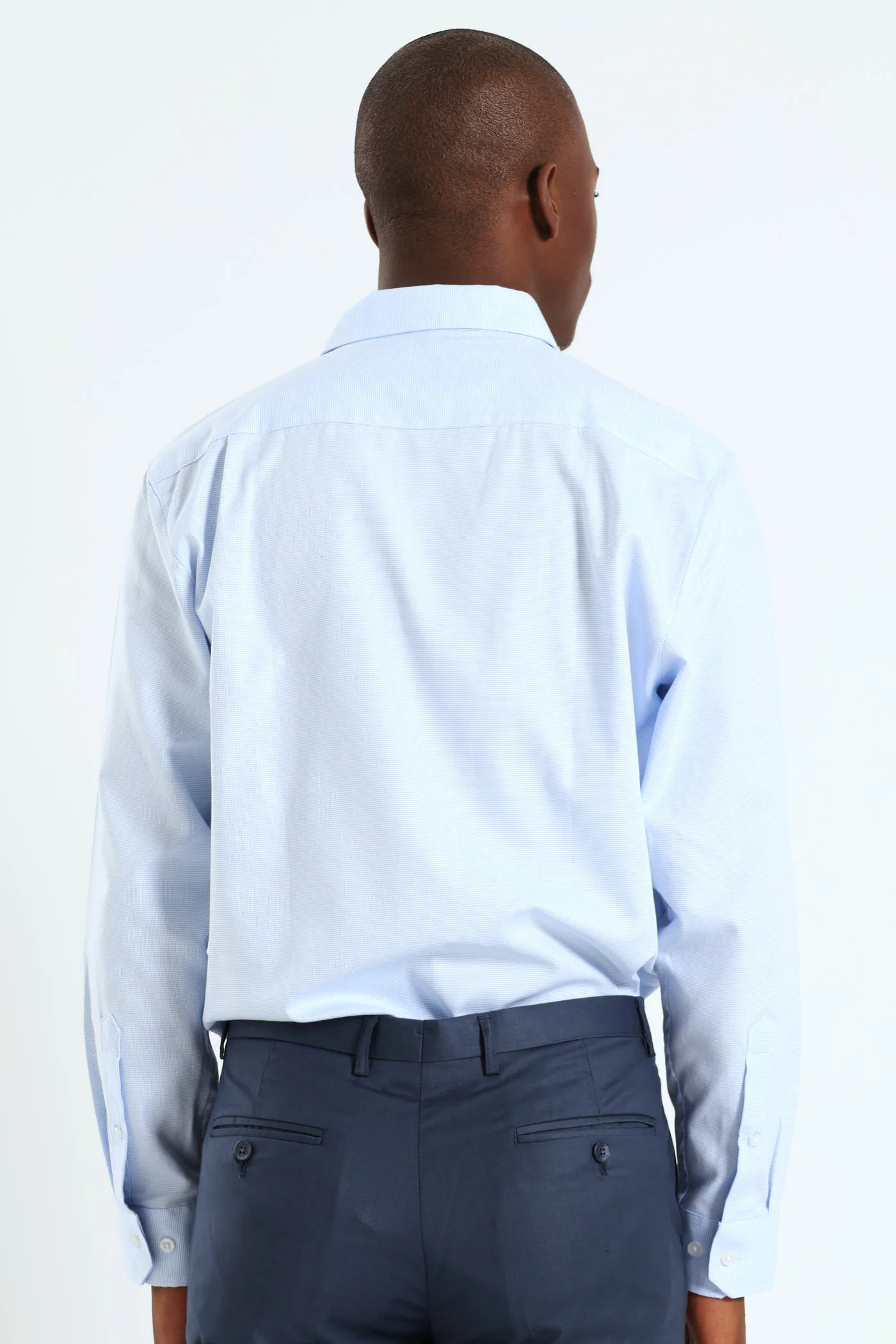 Textured Shirt - Light Blue - Image 4