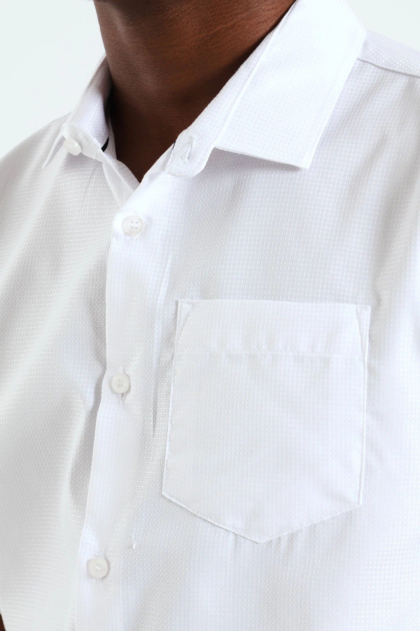 Textured Shirt - White - Image 2