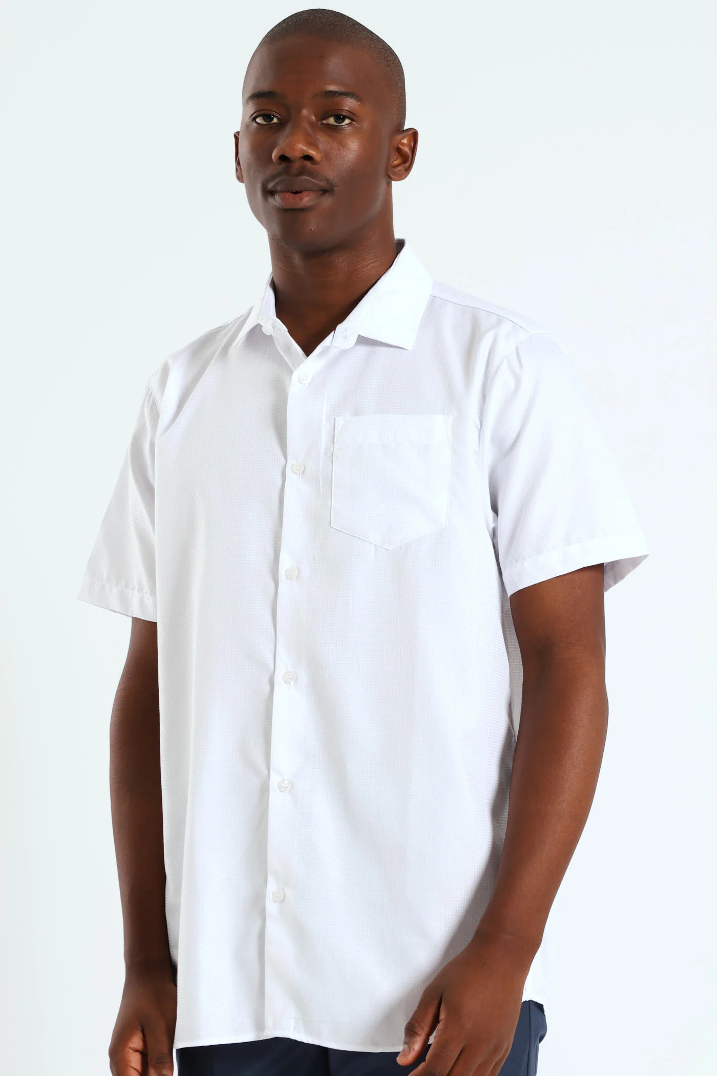Textured Shirt - White - Image 3