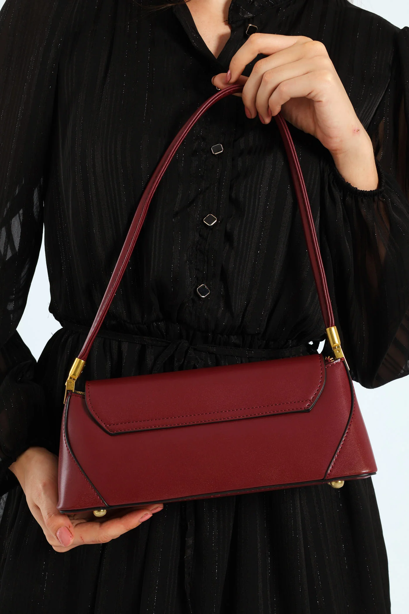 The Courtney - Burgundy - Image 2