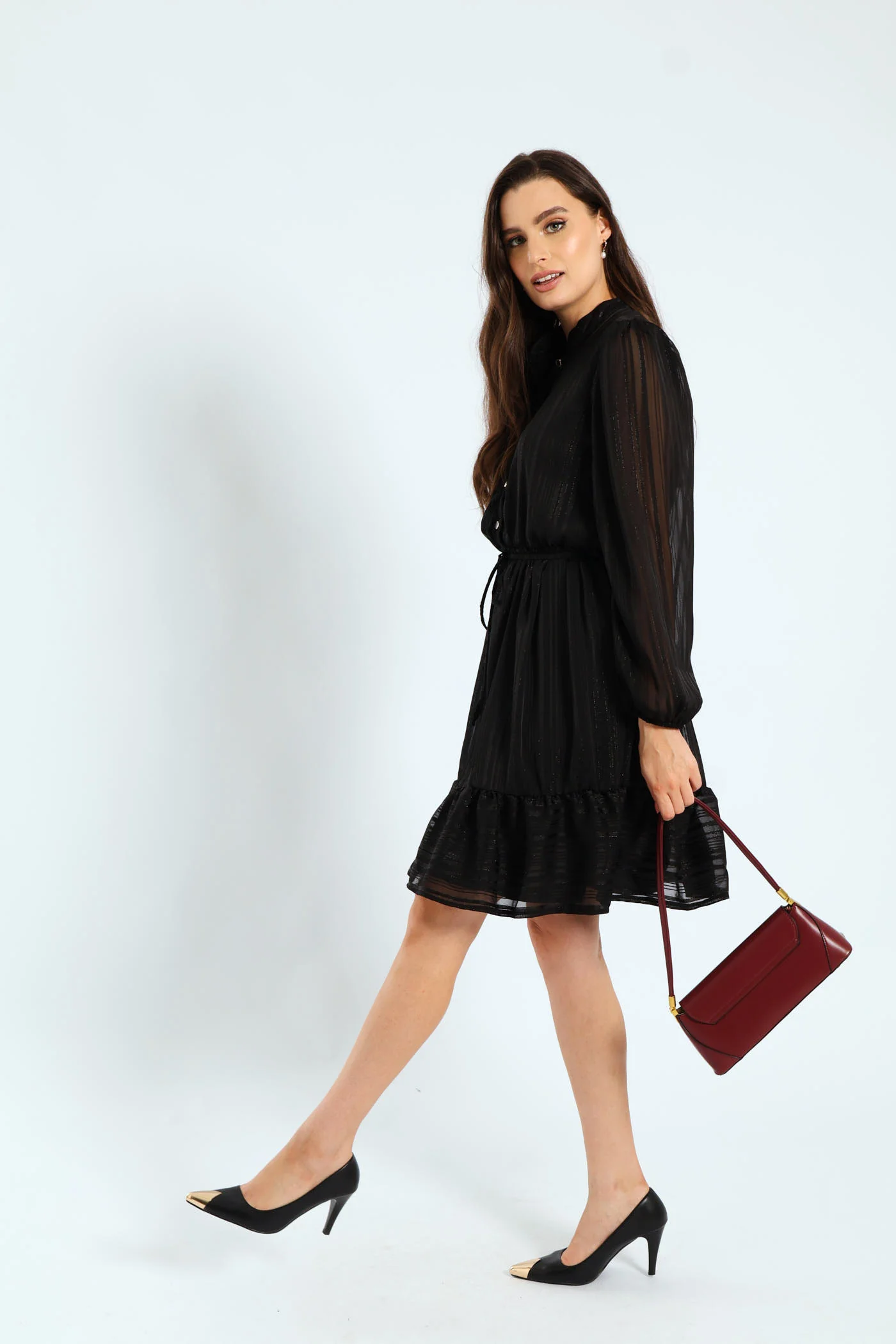 The Courtney - Burgundy - Image 4