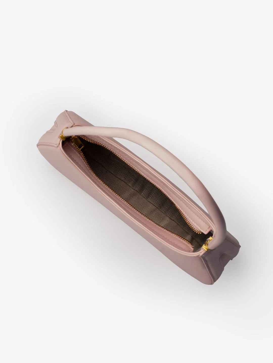 The Gia Small Asymmetric Shoulder Bag - Pink - Image 3
