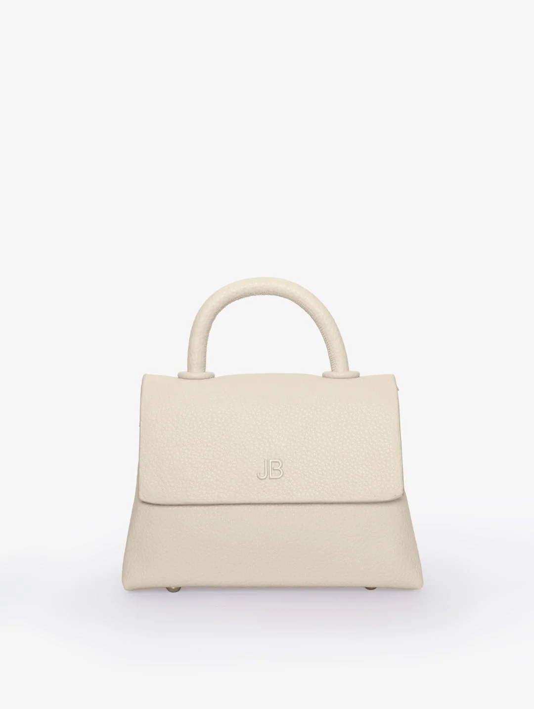 The Small Pebble Hailey Bag - Cream - Image 2