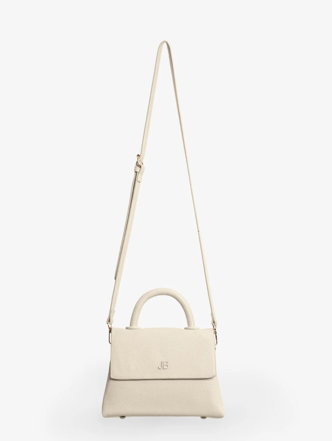 The Small Pebble Hailey Bag - Cream - Image 3