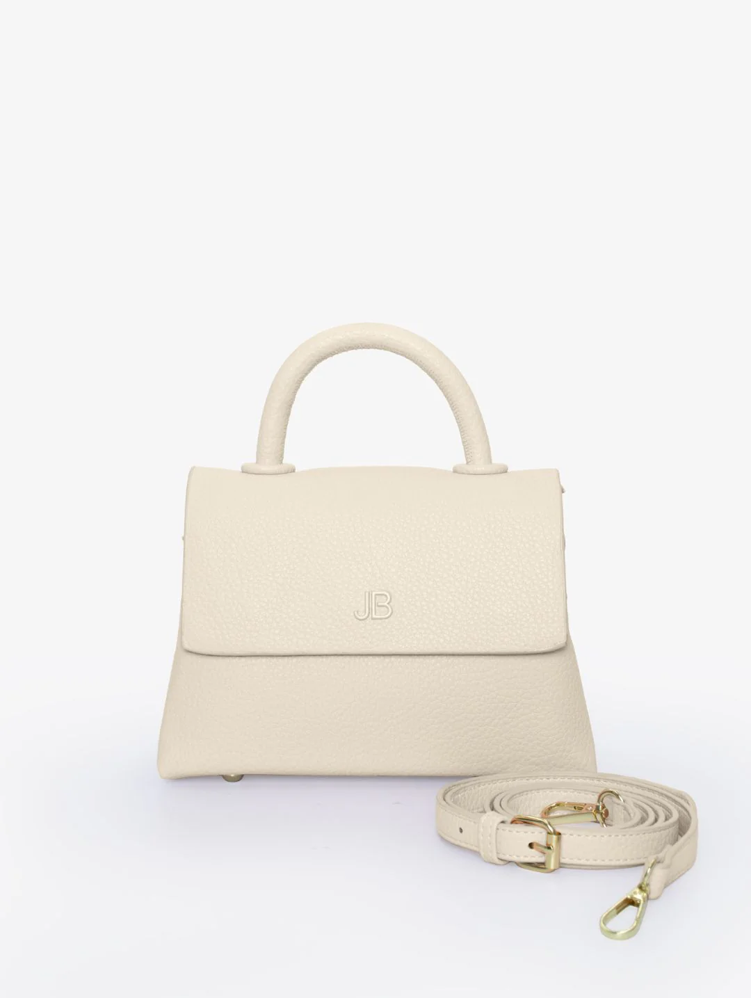 The Small Pebble Hailey Bag - Cream - Image 6