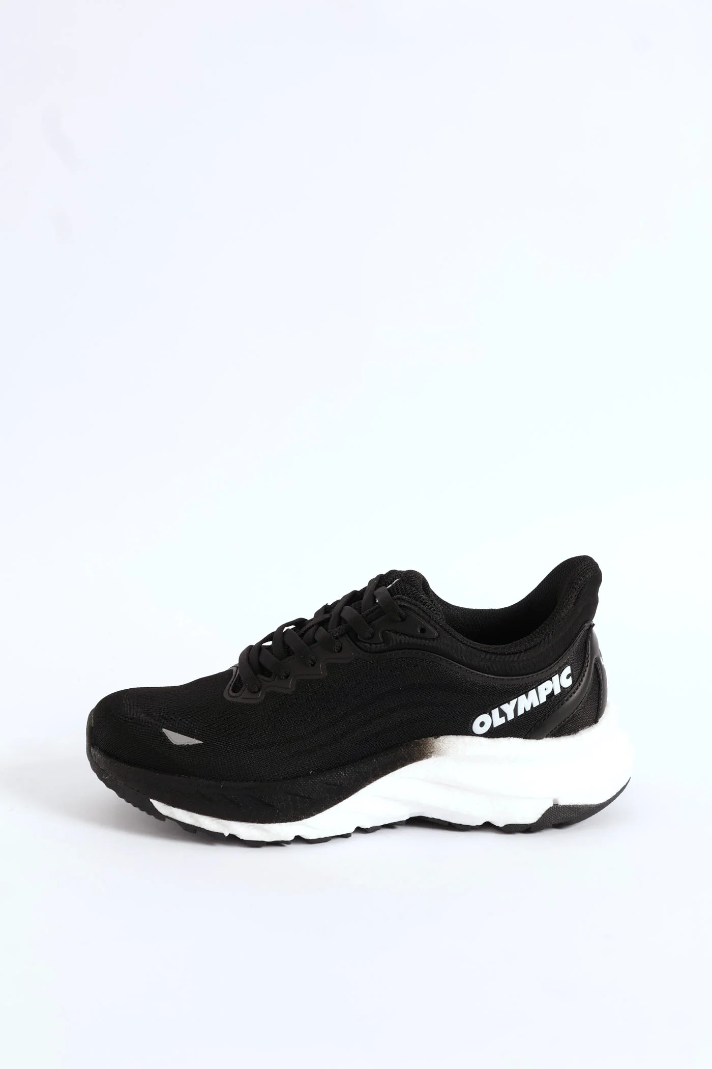 The Streak Lace Up Trainer - Black/White - Image 7