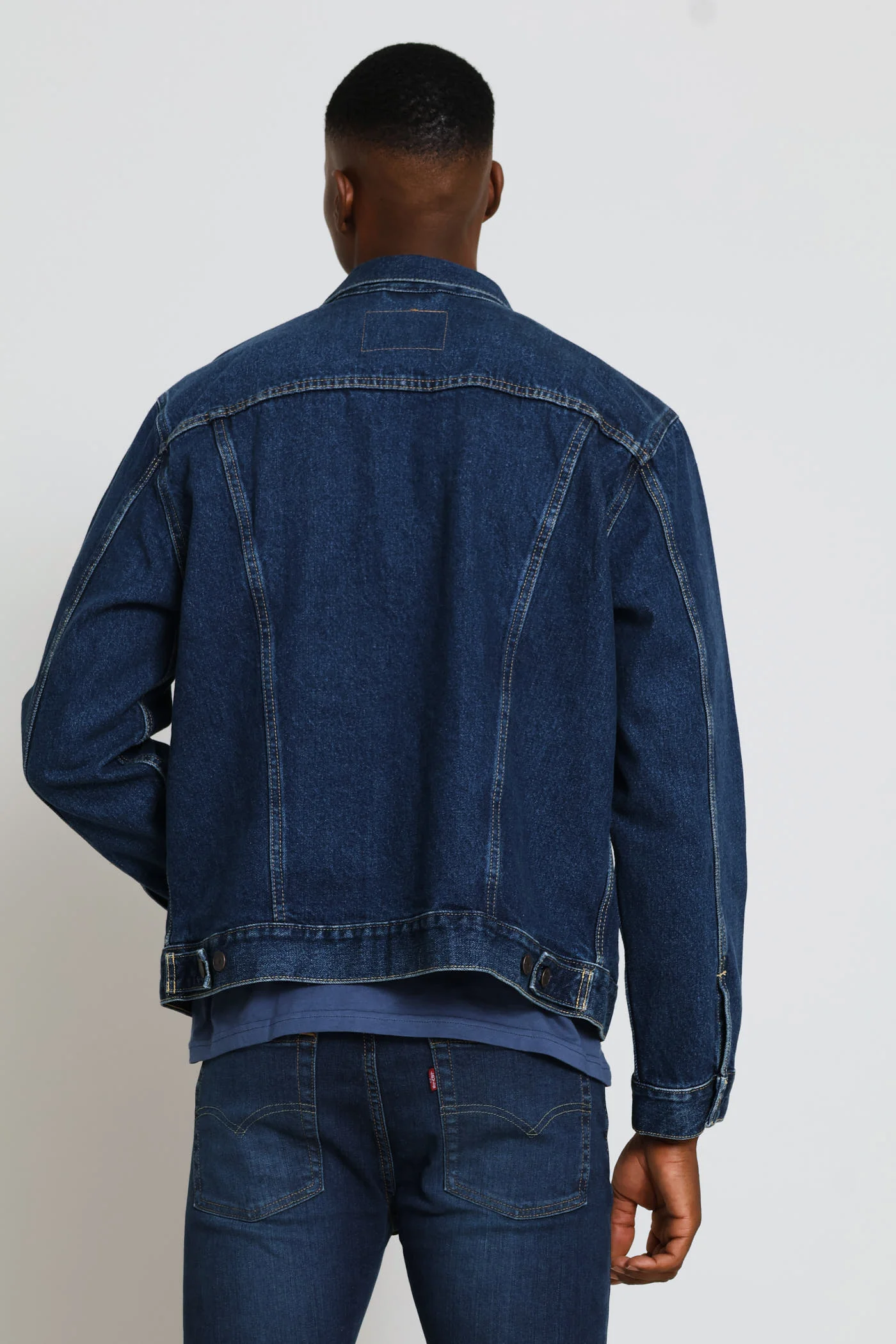 The Trucker Jacket - Indigo - Image 5