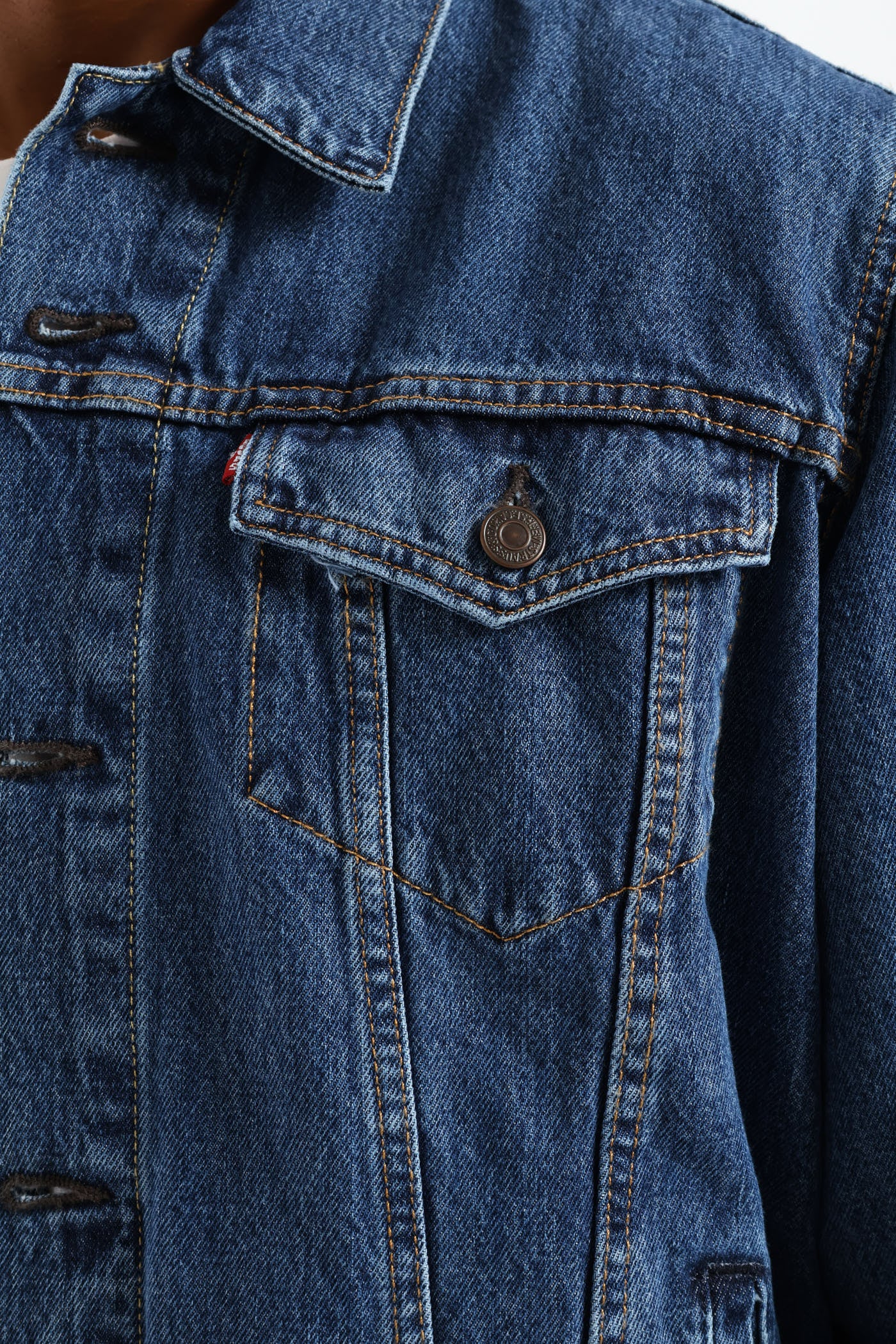The Trucker Jacket - Medium Wash - Image 10