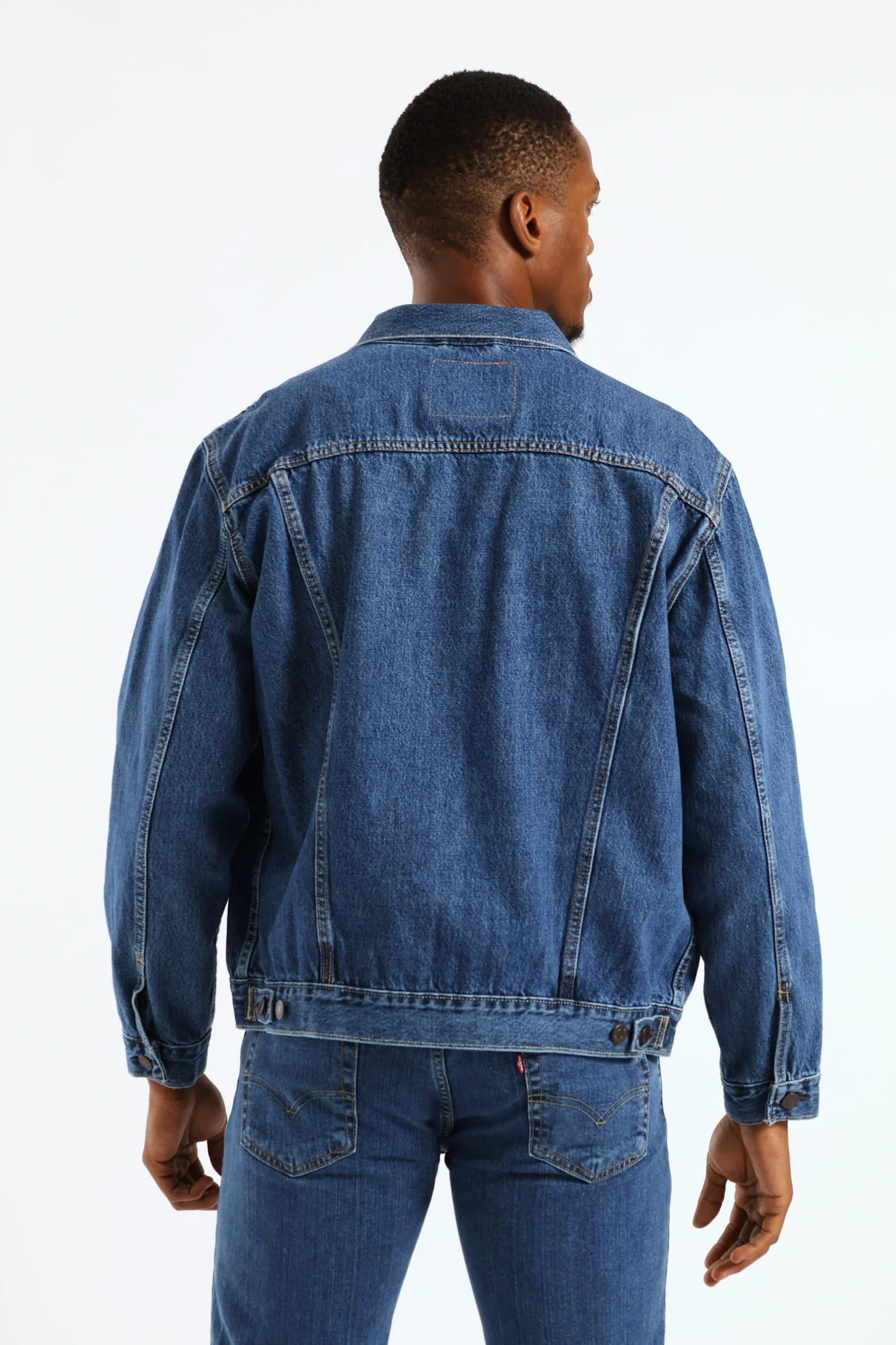 The Trucker Jacket - Medium Wash - Image 7