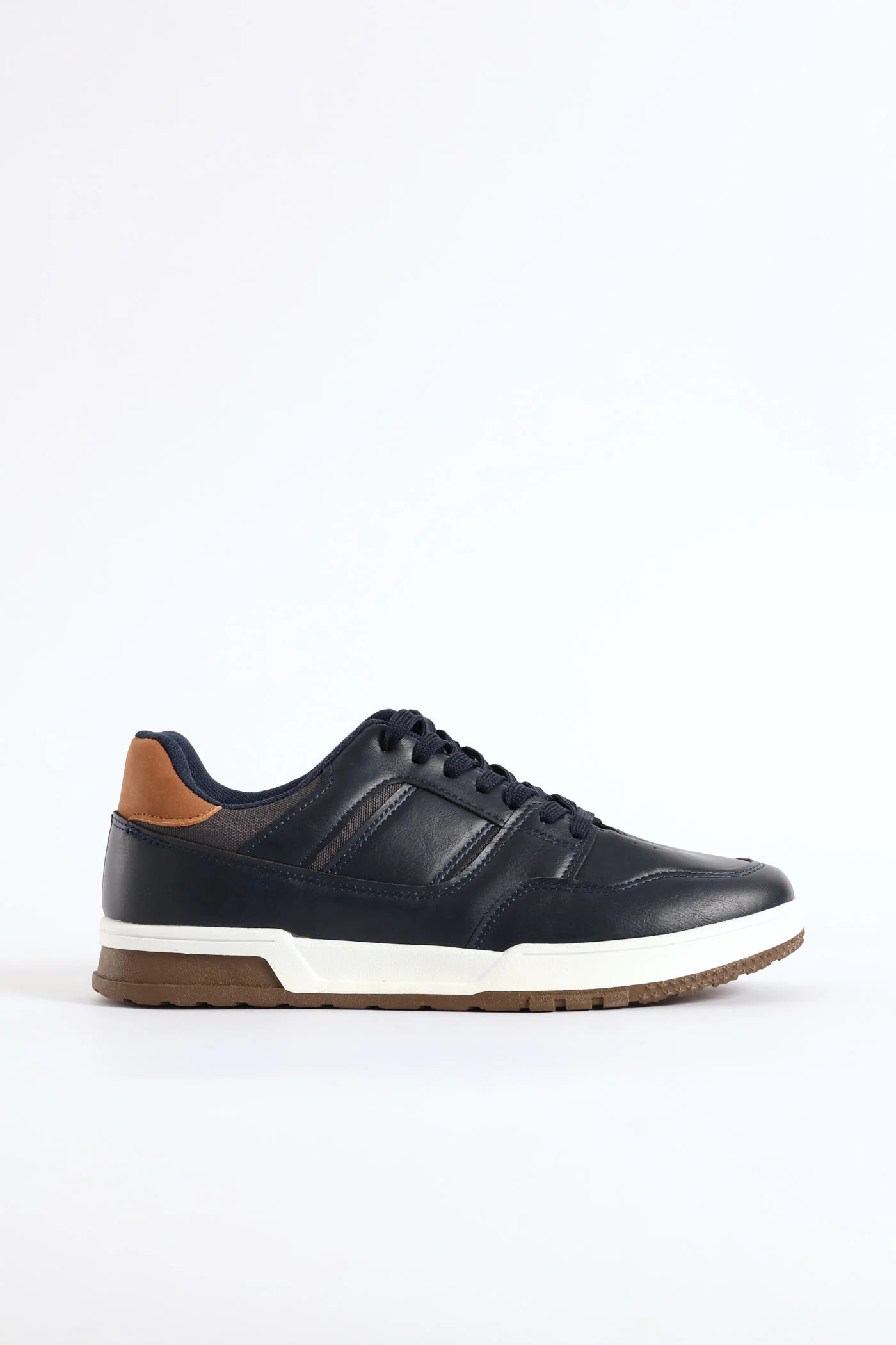 Thick Side Stripe Sneaker - Navy - Image 4
