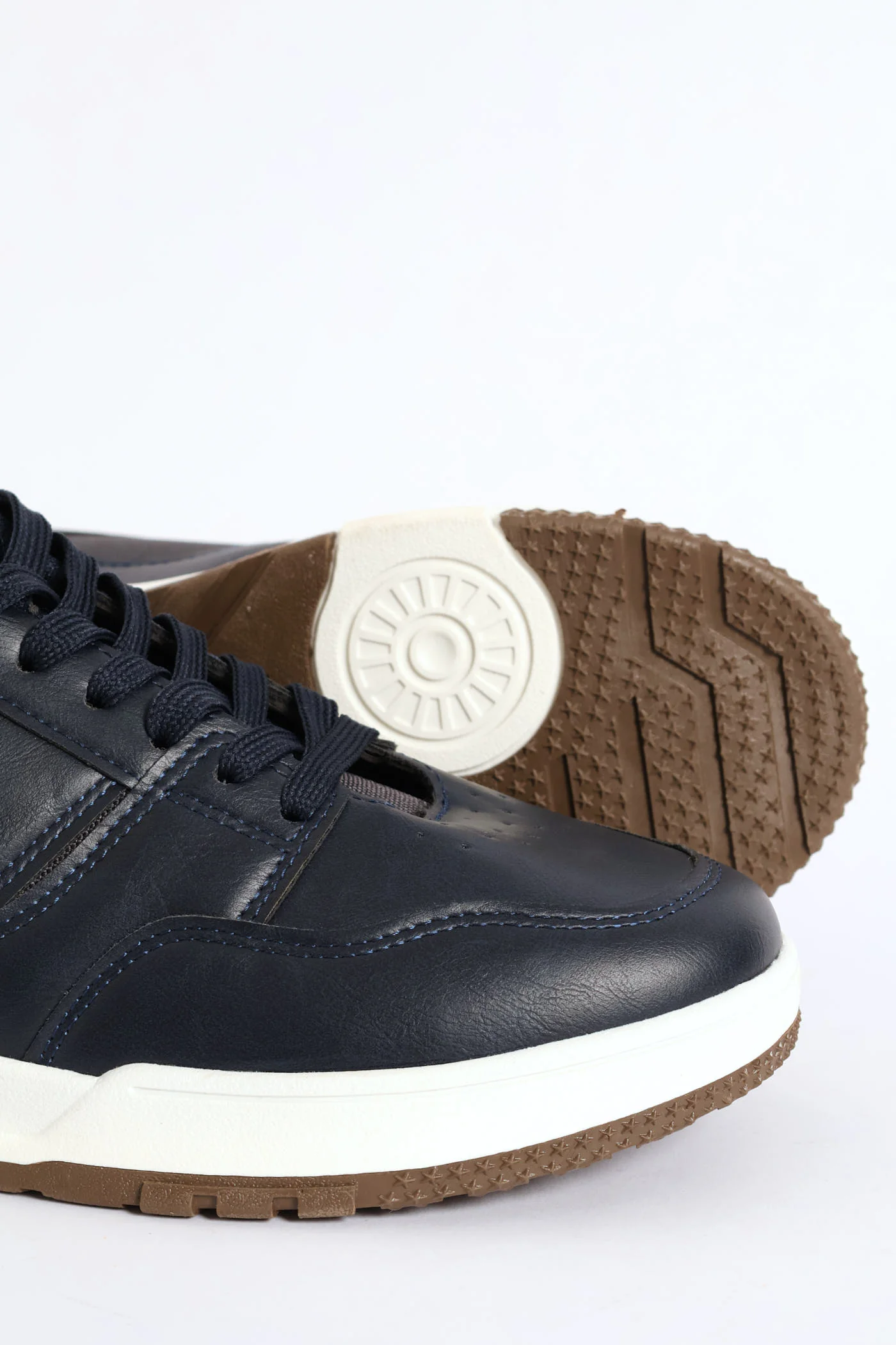 Thick Side Stripe Sneaker - Navy - Image 6
