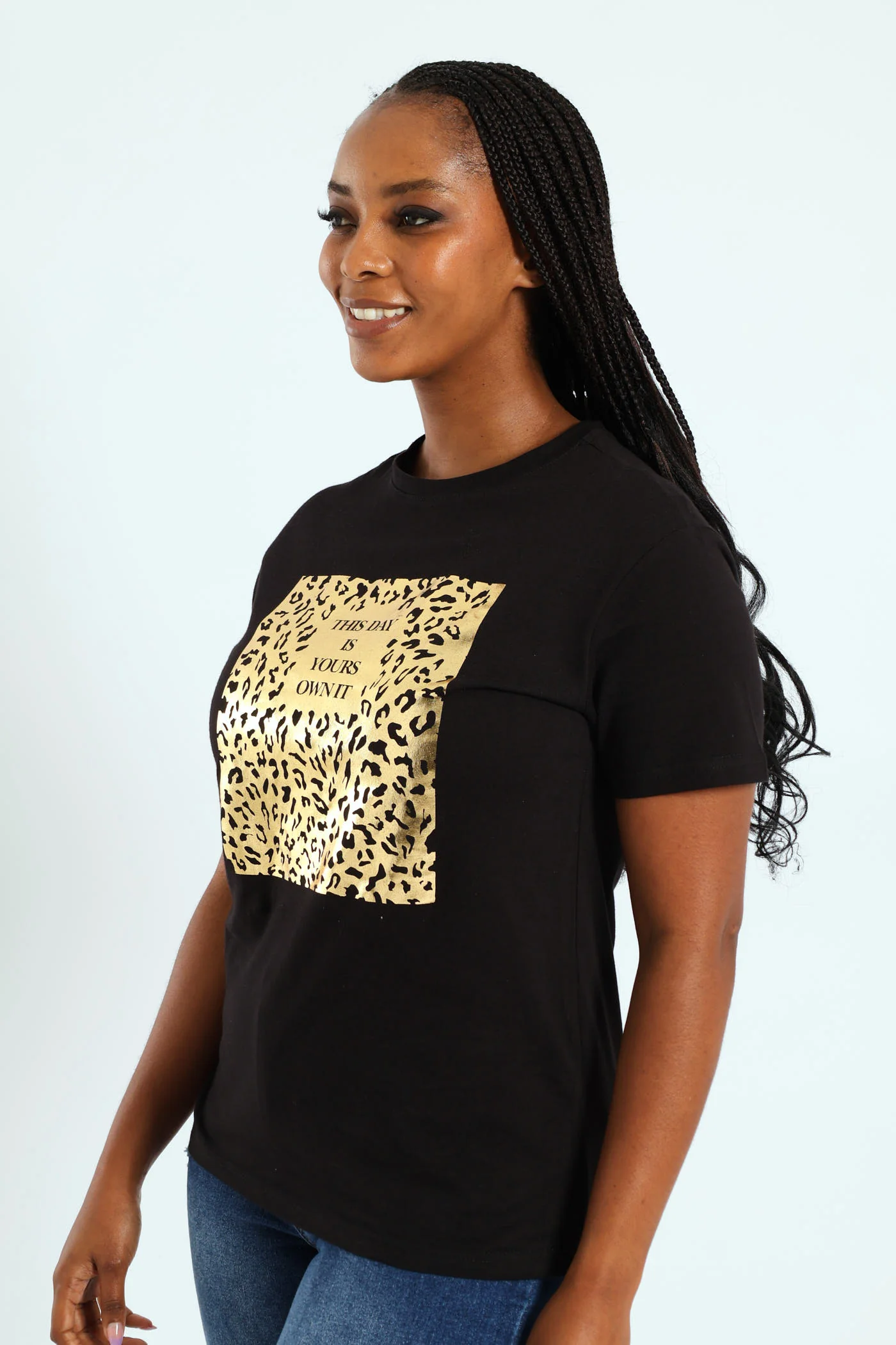 This Is Your Day Frame Foil Tee - Black - Image 2