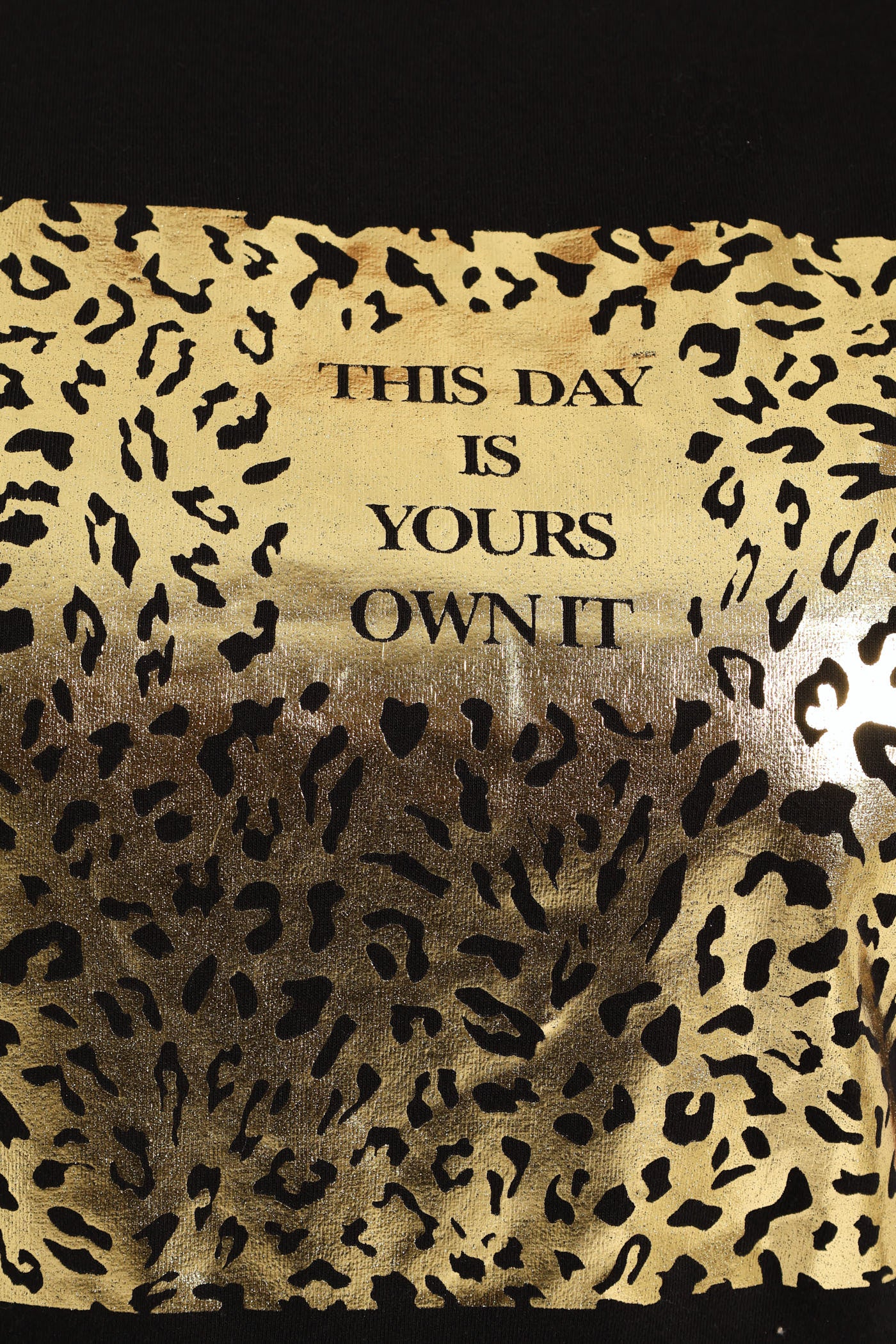 This Is Your Day Frame Foil Tee - Black - Image 4