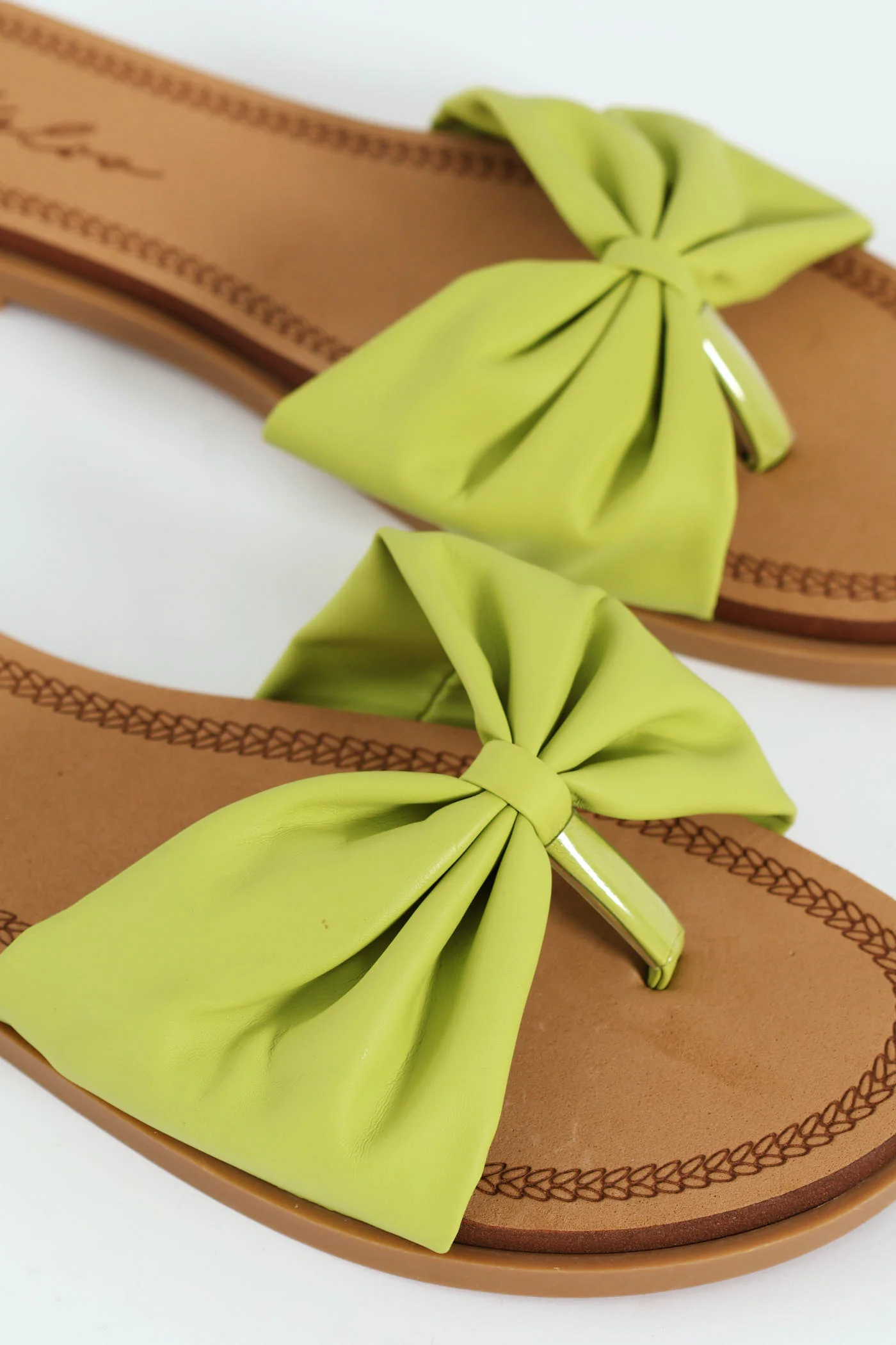 Thong Sandal On Comfort Outsole - Green - Image 2