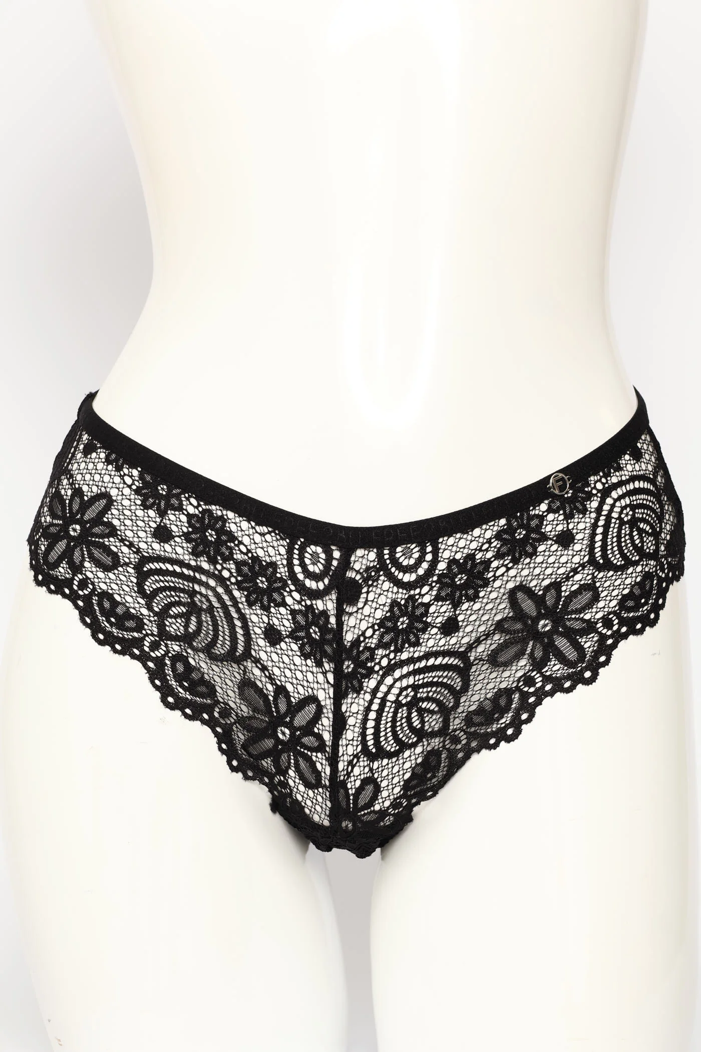 3 Pack Galloon Lace Brazilian Panties - Multi - Image 2