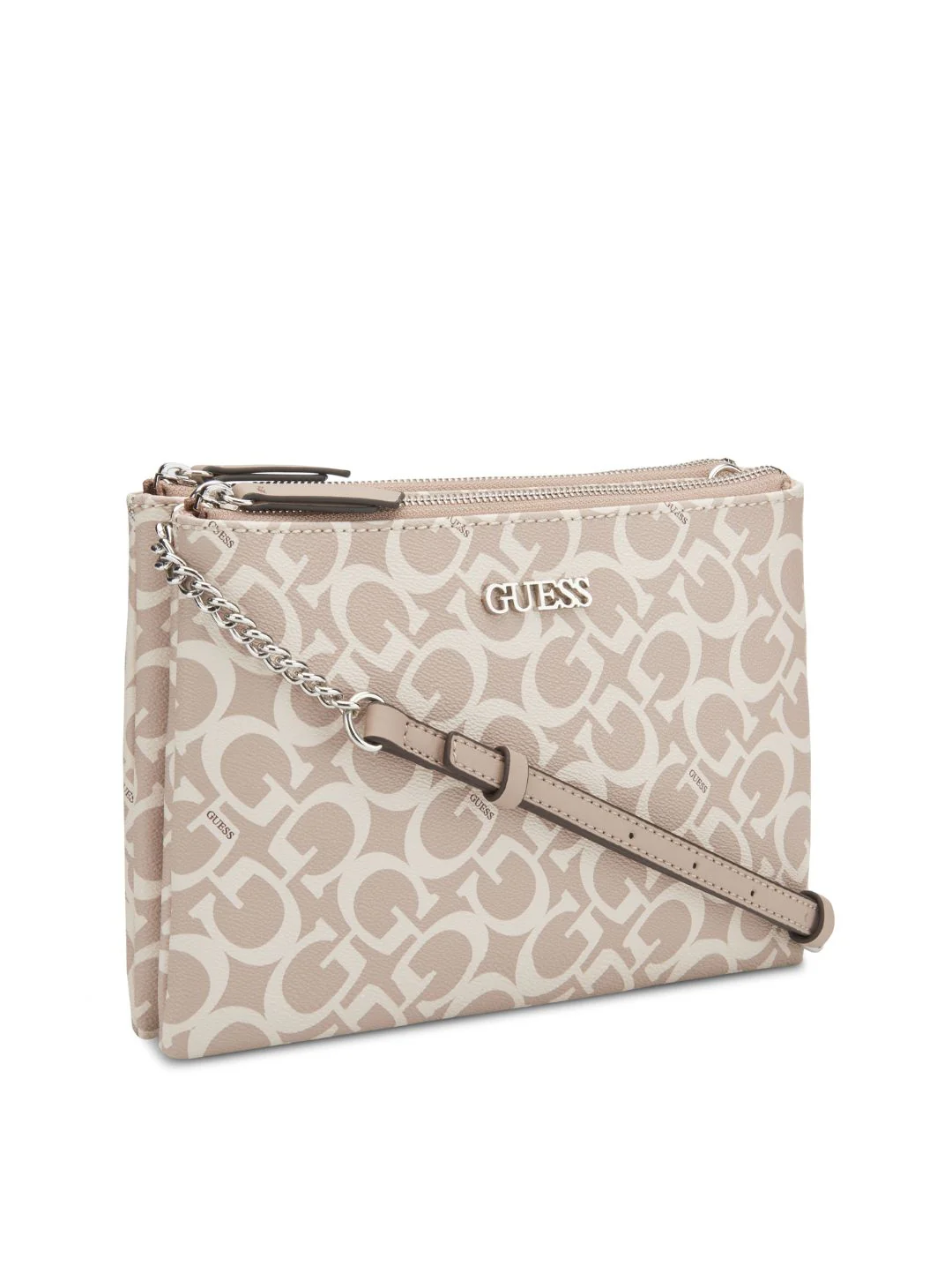 Tidewood Mini Double Zip Crossbody Bag - Caramel - Image 3