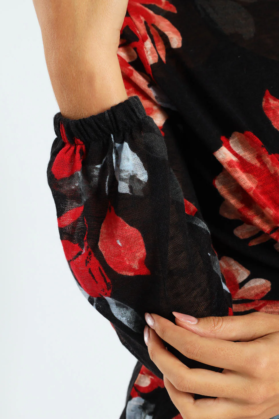 Tie Front Cut & Sew Shirt Midaxi Dress - Image 6