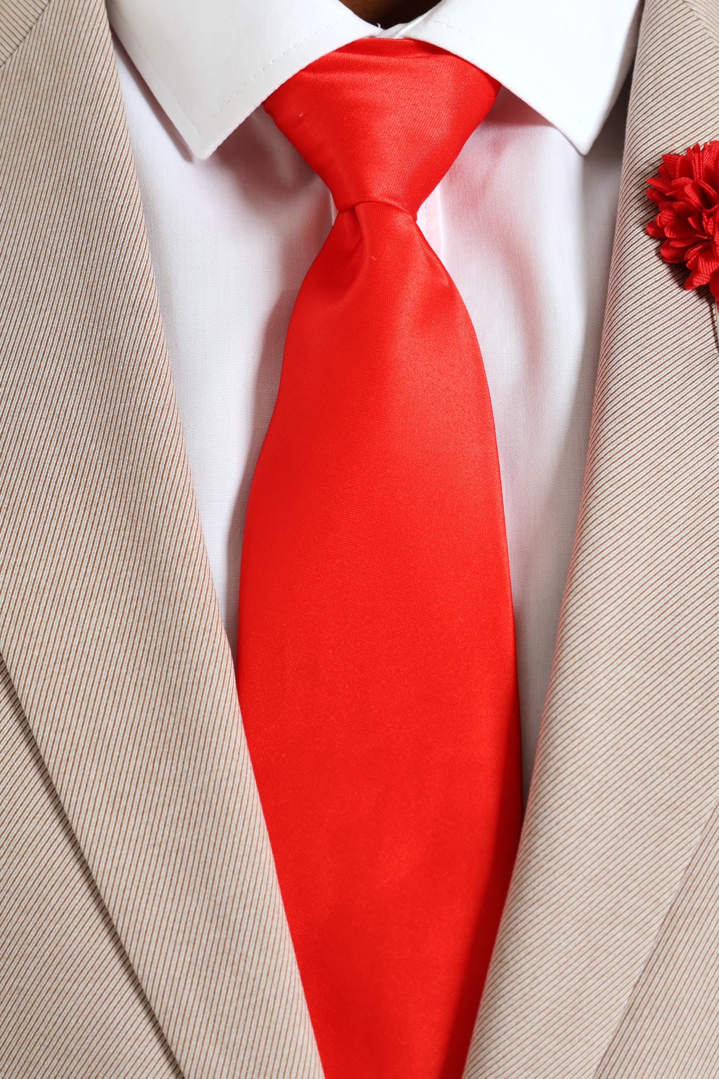 Tie & Pin Set - Red - Image 2