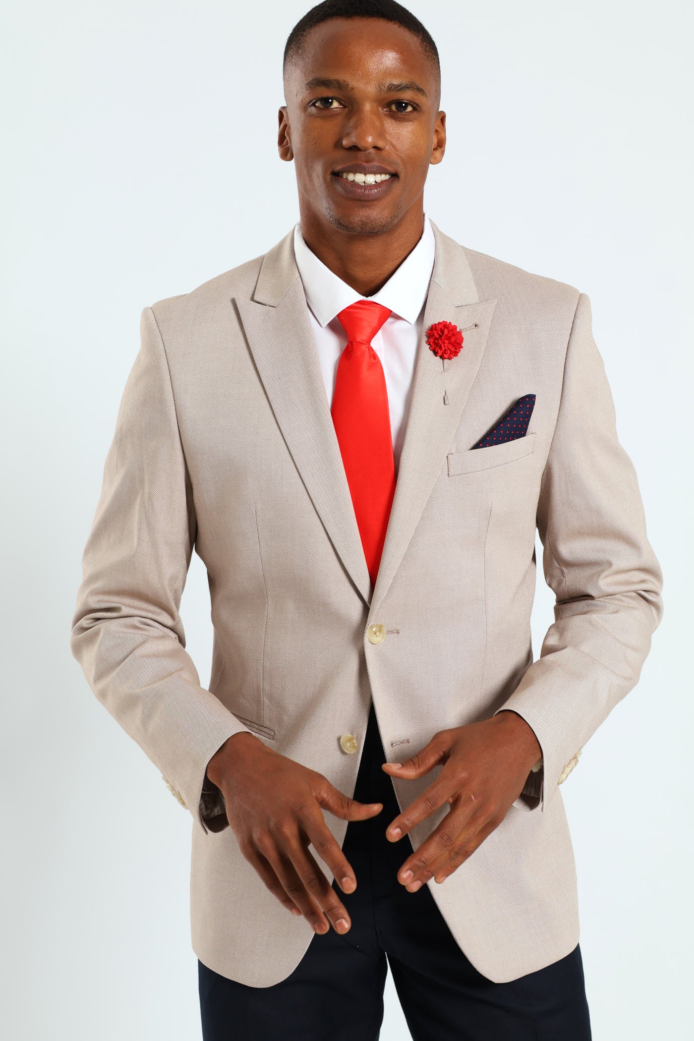Tie & Pin Set - Red - Image 5