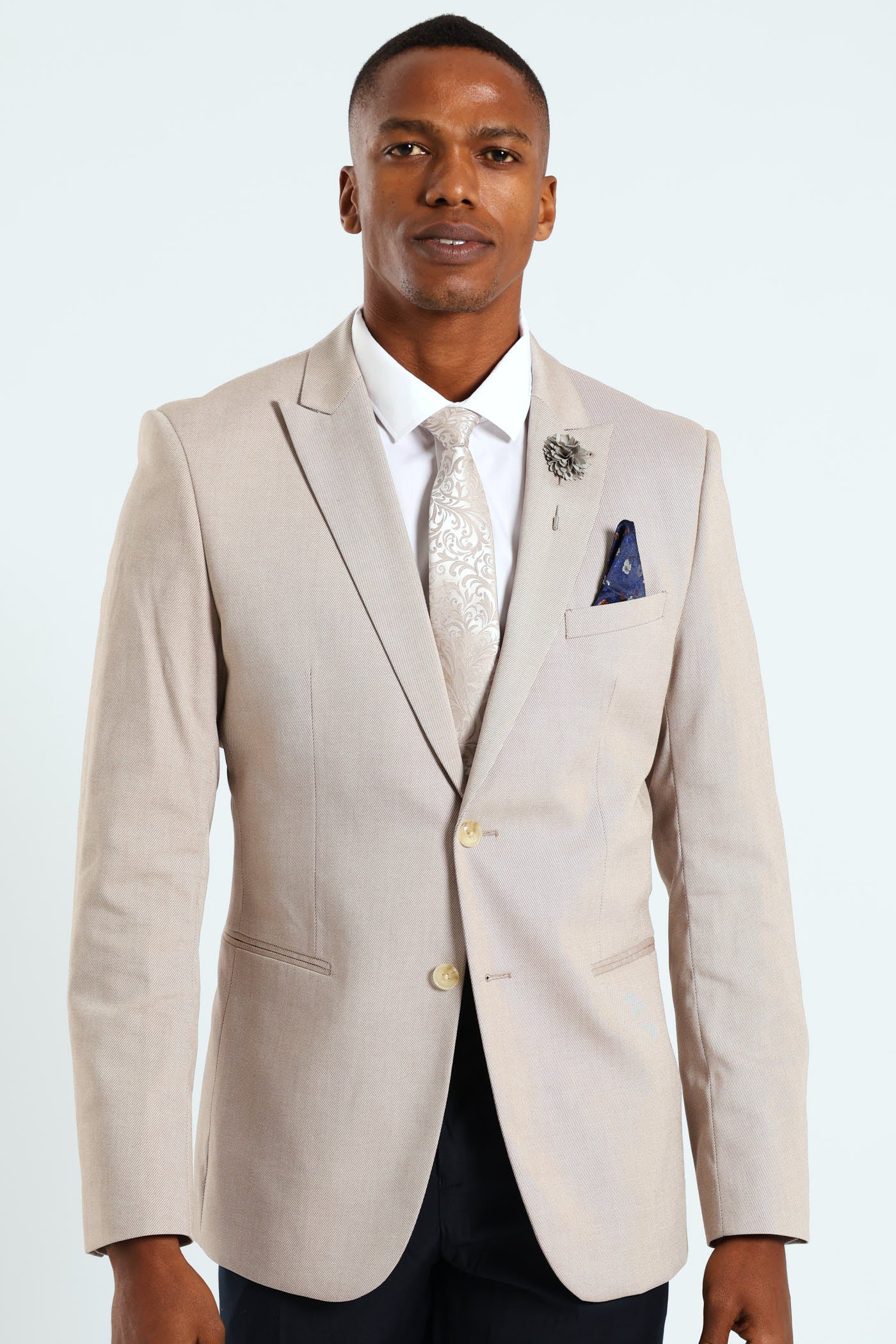 Tie & Pin Set - Silver - Image 5