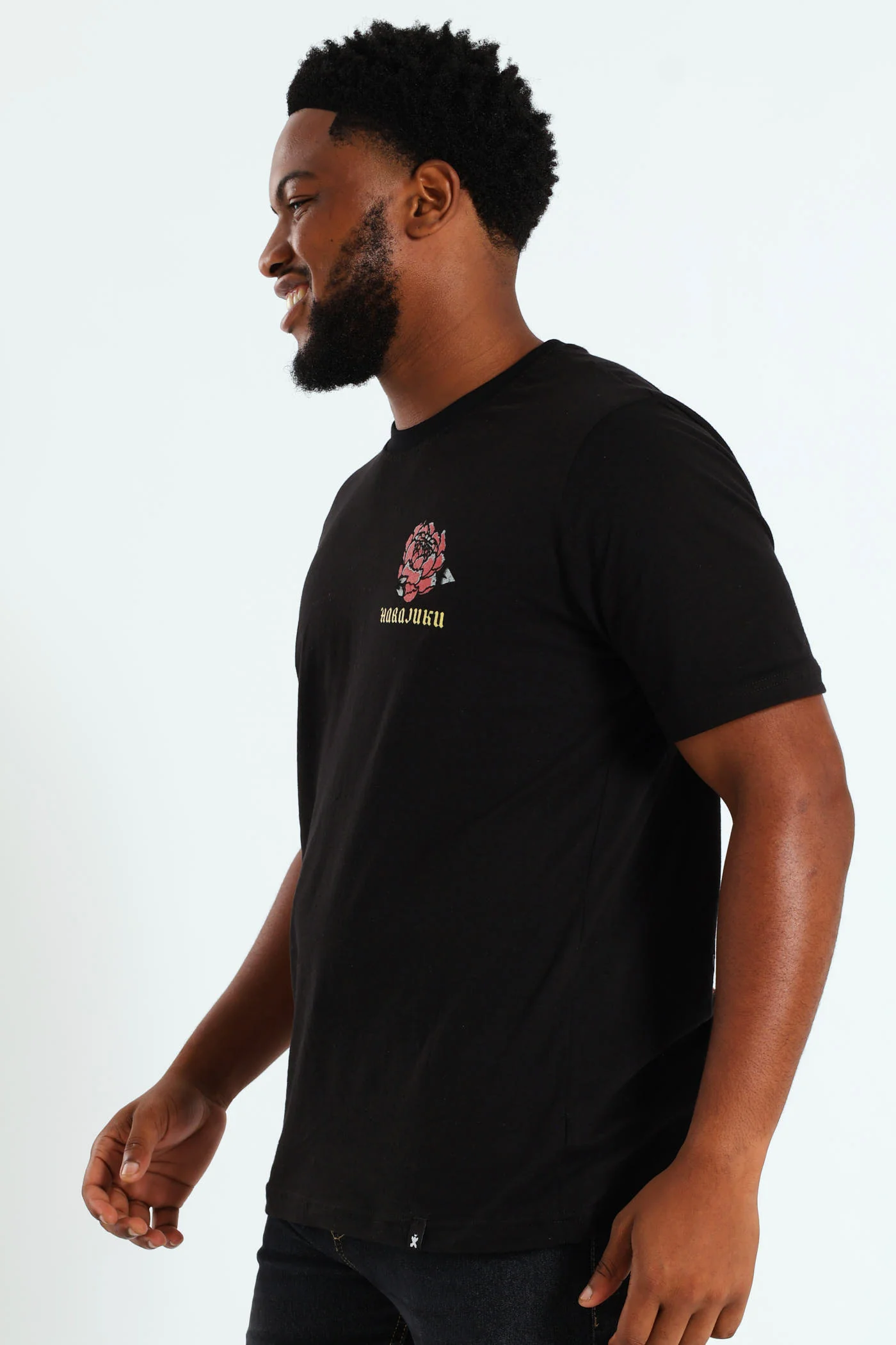 Tiger Back & Front Tee - Black - Image 3