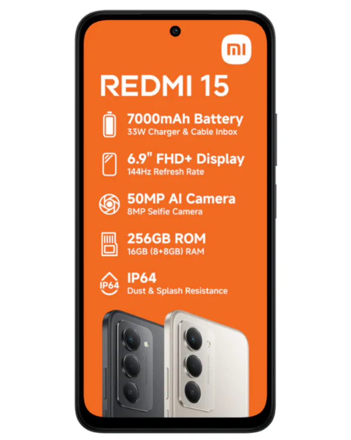Redmi Note 15 Dual Sim - Black - Image 2