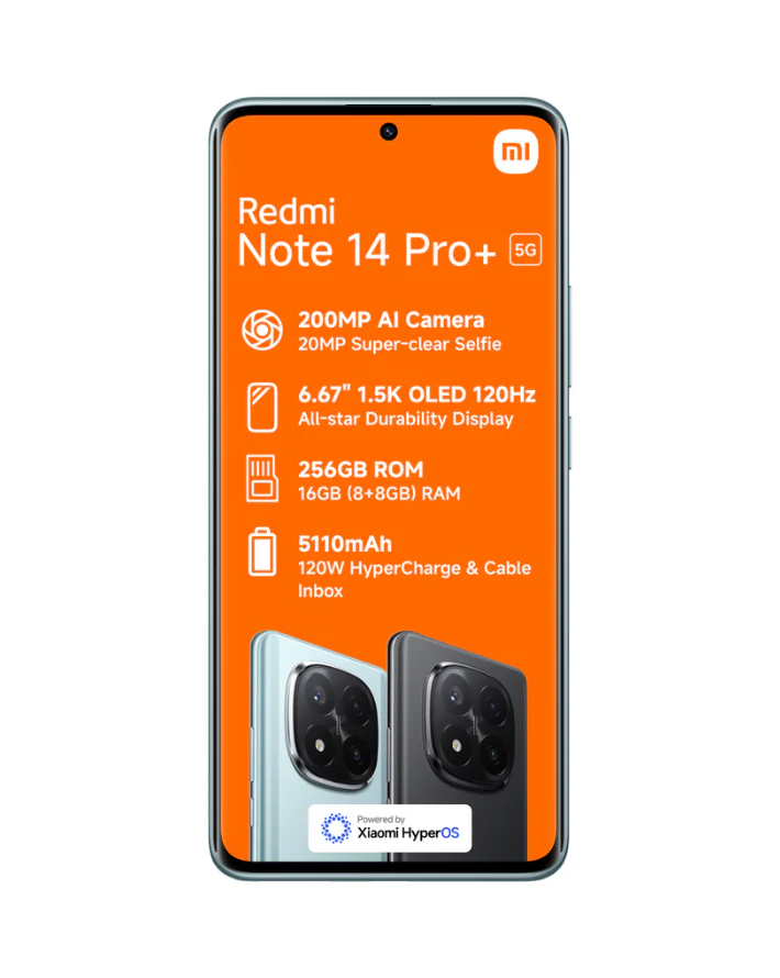 Redmi Note 14 Pro Plus 256GB 5G Cellphone - Frost Blue - Image 5