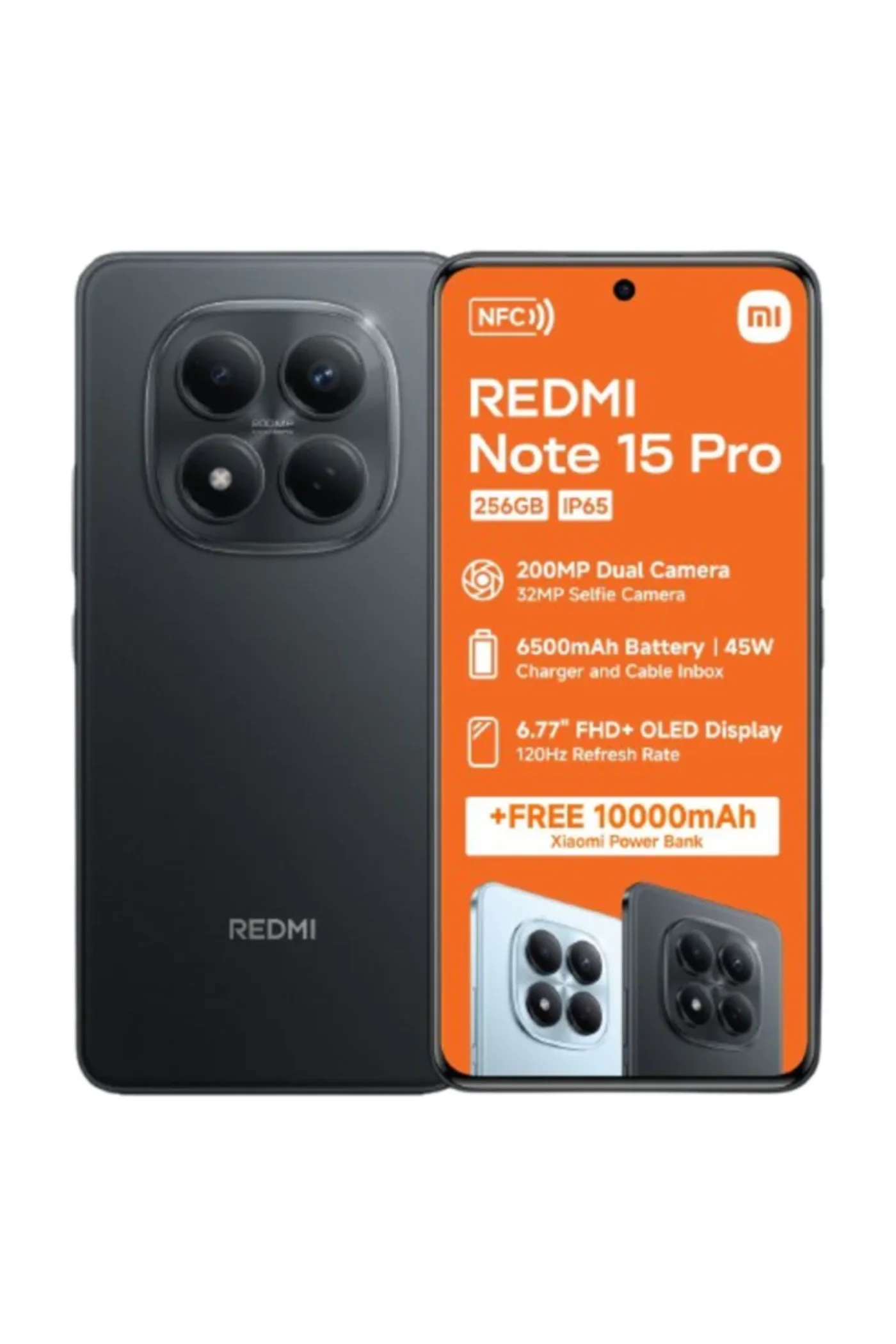 REDMI 15 PRO Dual Sim Cellphone-Black - Image 3
