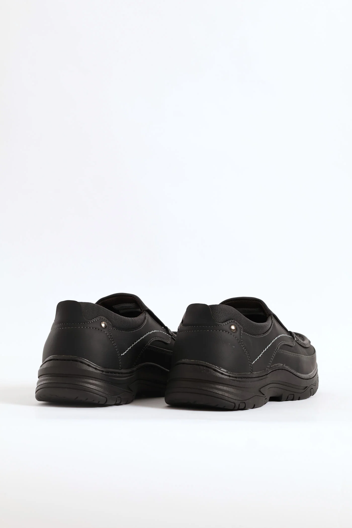 Todd Slip On Worker Shoe - Black - Image 2