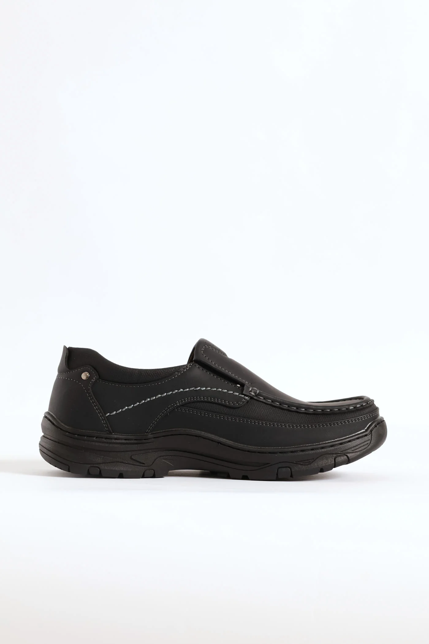 Todd Slip On Worker Shoe - Black - Image 3