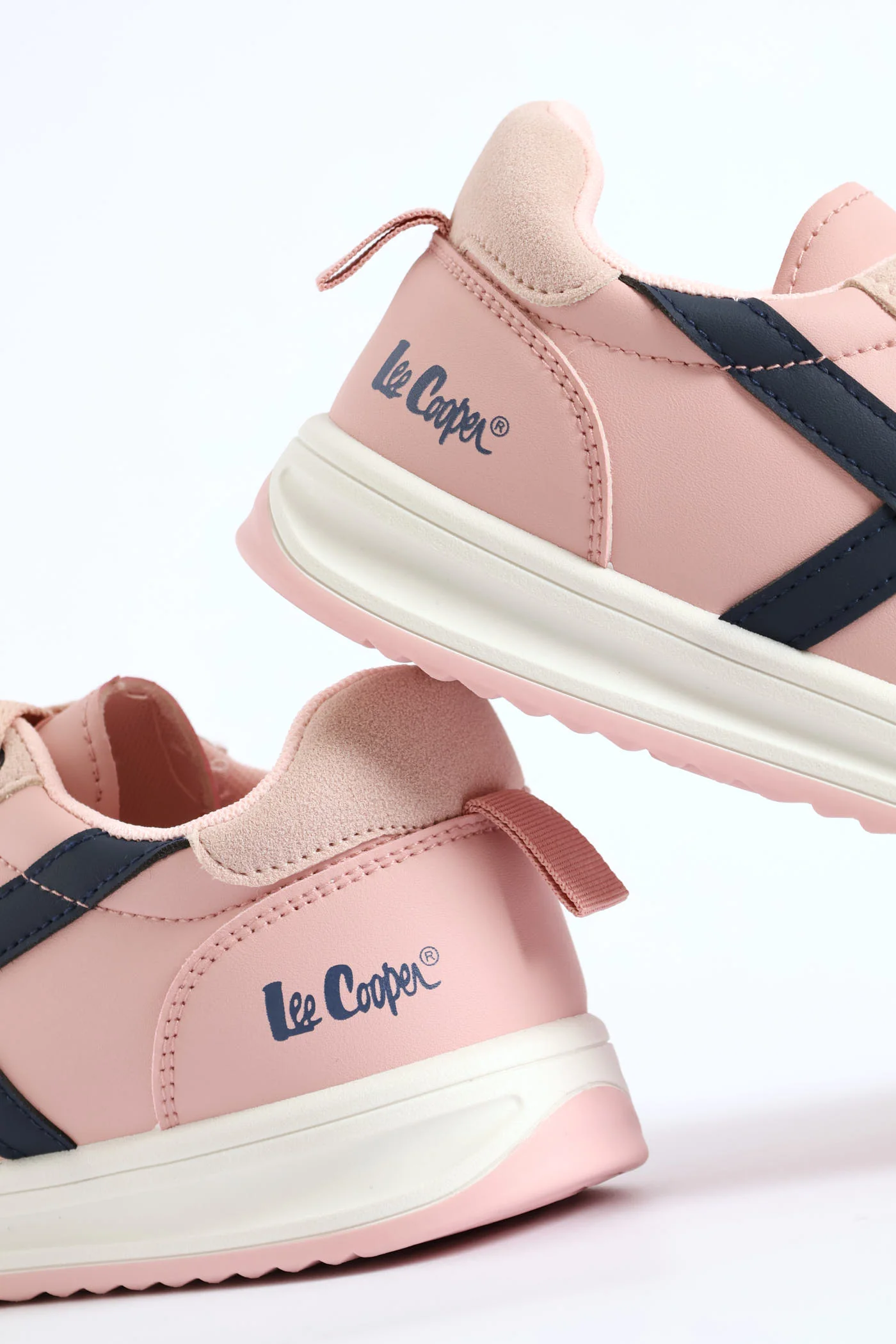 Toe Bumper Heel Print Lace Up Sneaker - Pink - Image 2