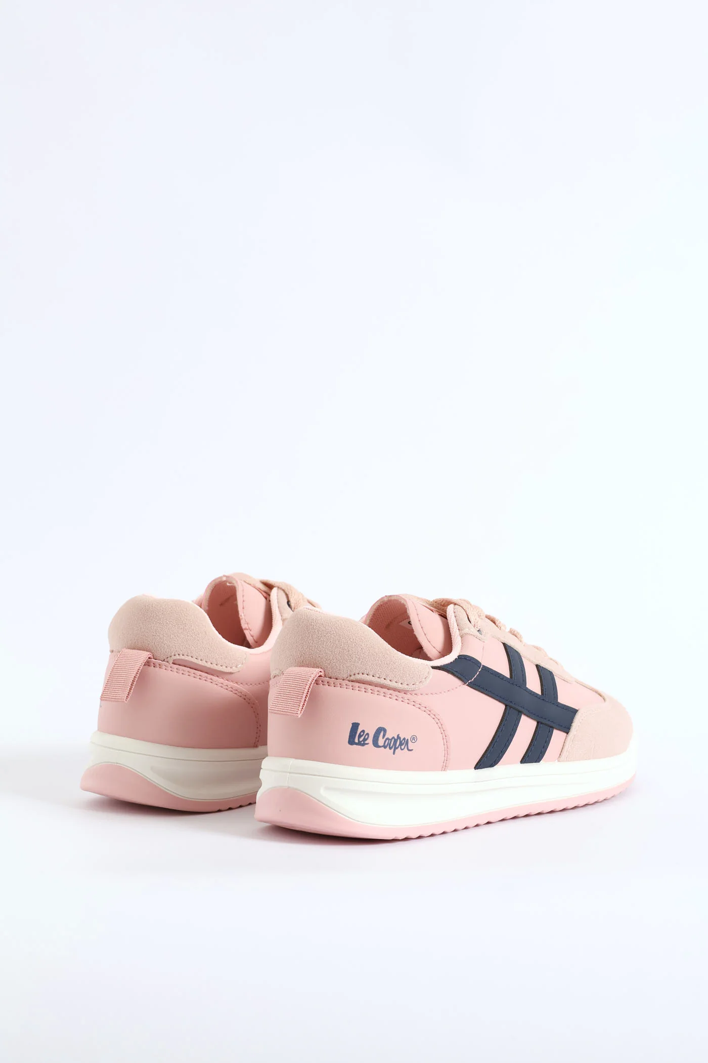 Toe Bumper Heel Print Lace Up Sneaker - Pink - Image 4