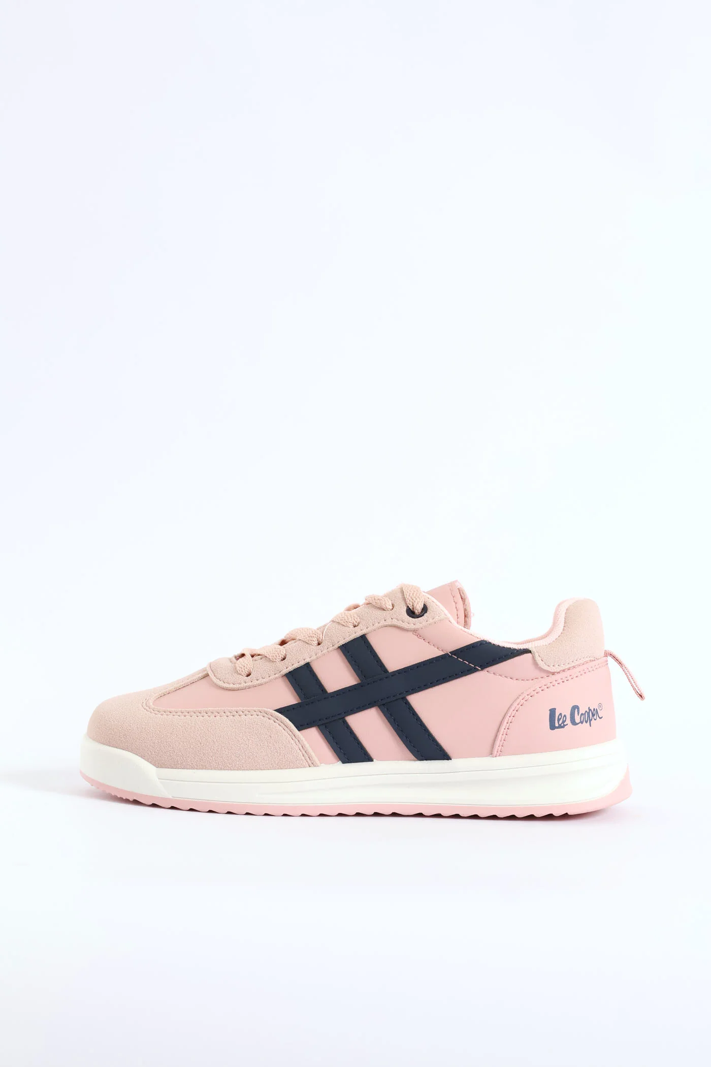 Toe Bumper Heel Print Lace Up Sneaker - Pink - Image 6