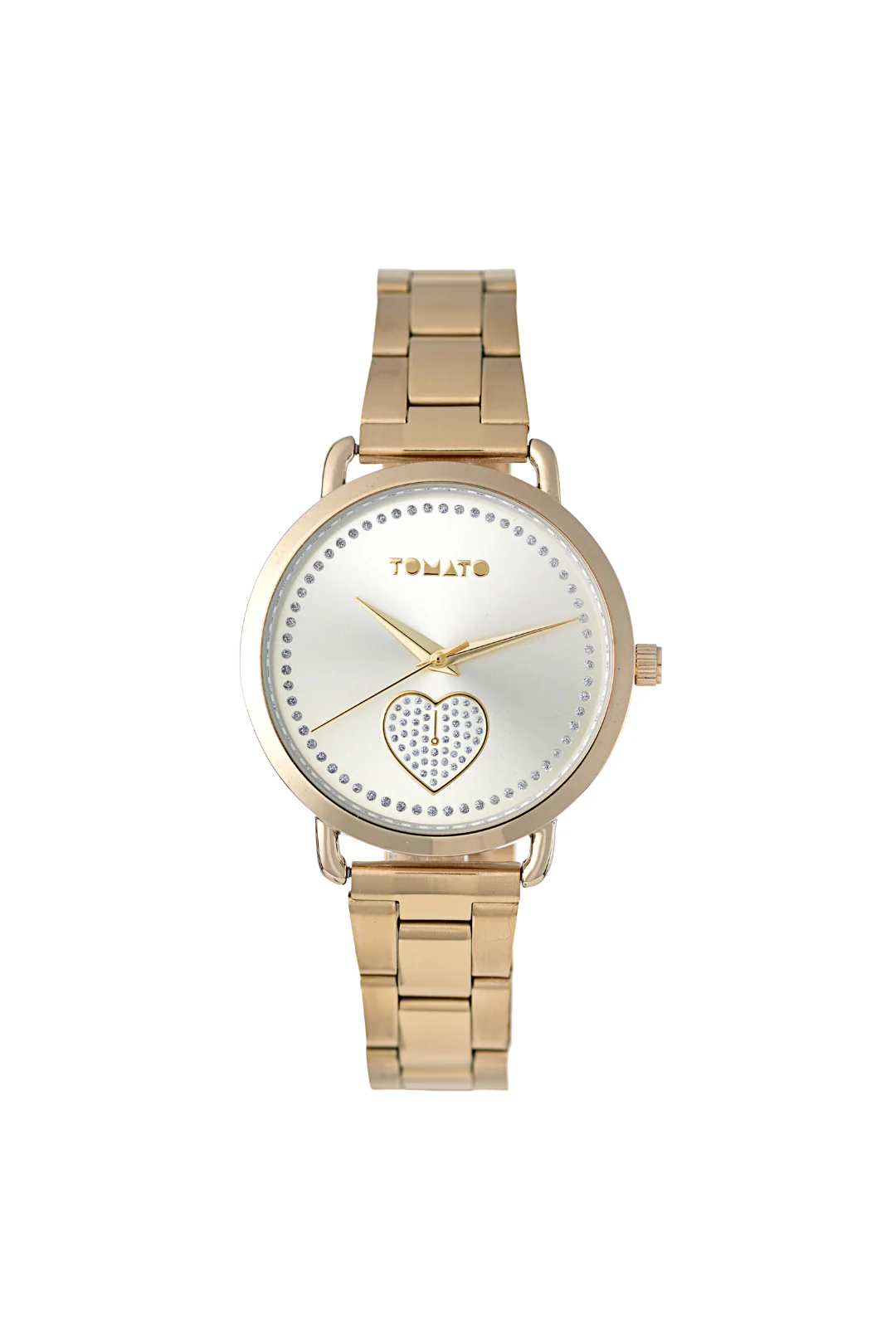 36Mm Clear Stones Watch + Love Bracelet - Champagne - Image 2