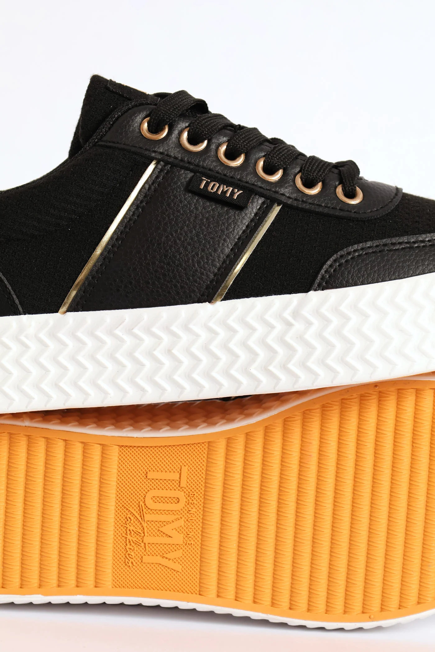 Danielle Pu Sneaker - Black - Image 6