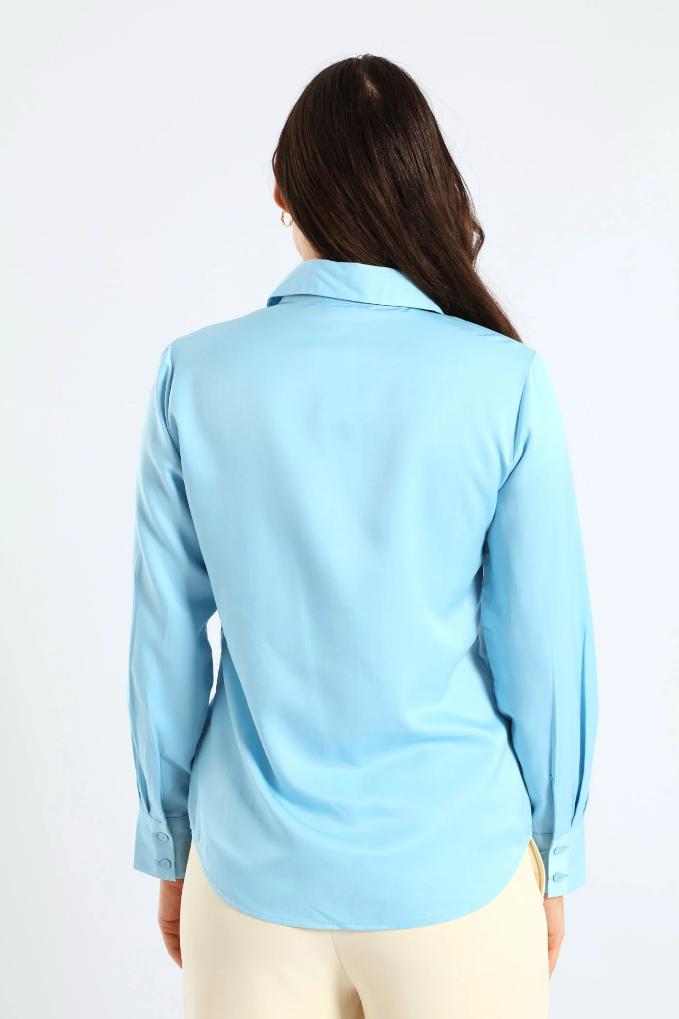 Tonal Jeweled Shirt - Blue - Image 4