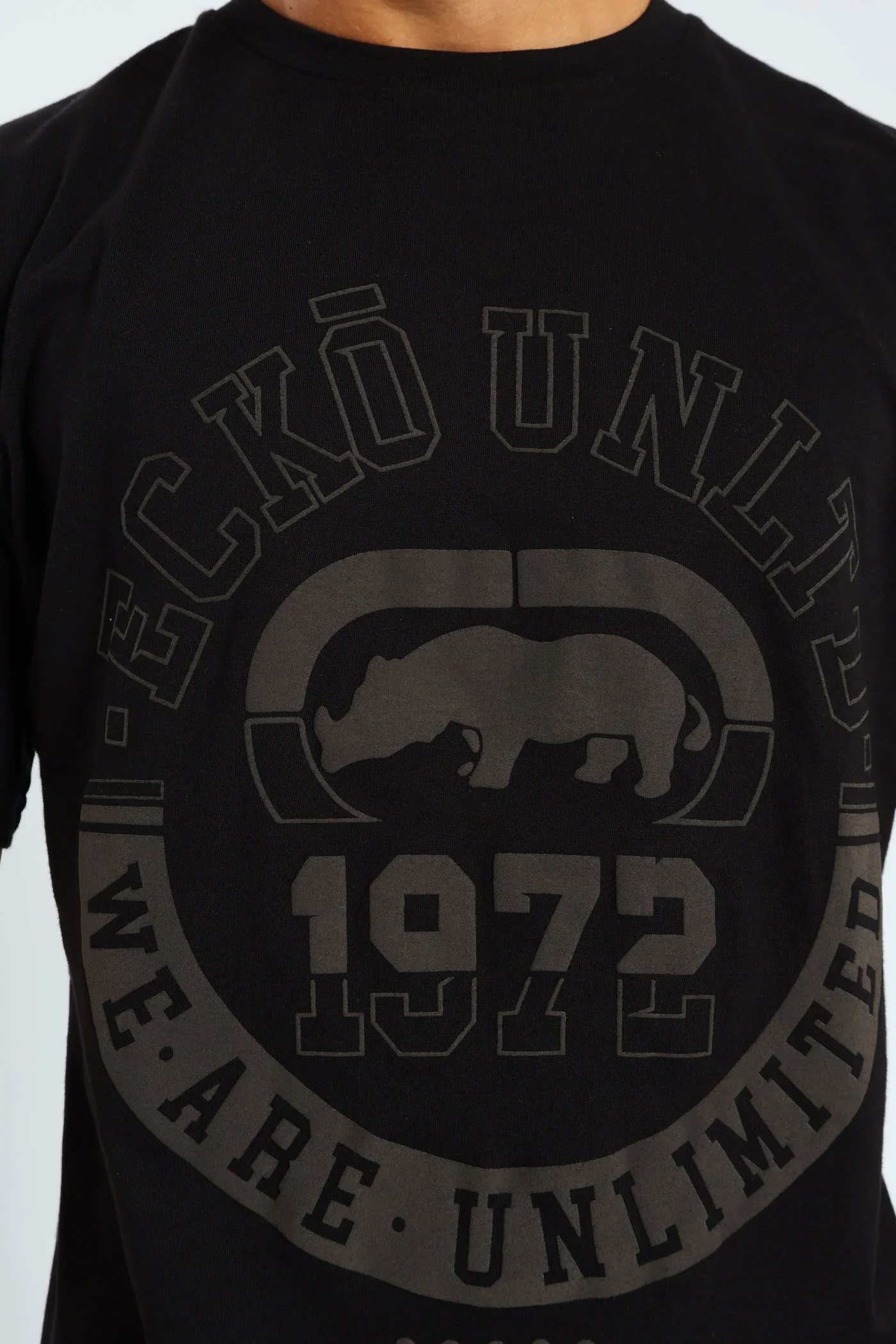 Tonal Rhino Tee - Black - Image 2