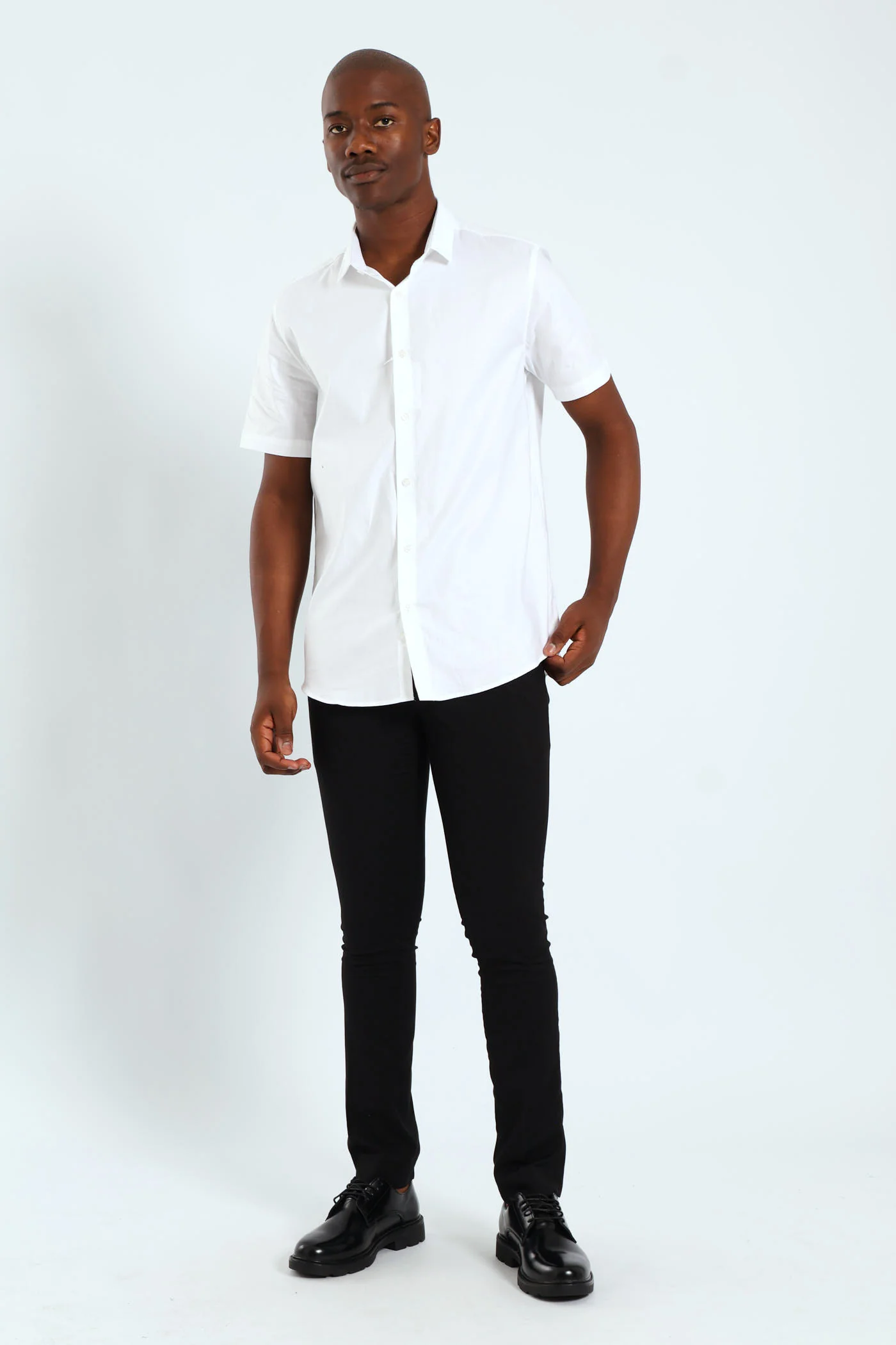 Tonal Textured Shirt - White - Image 2