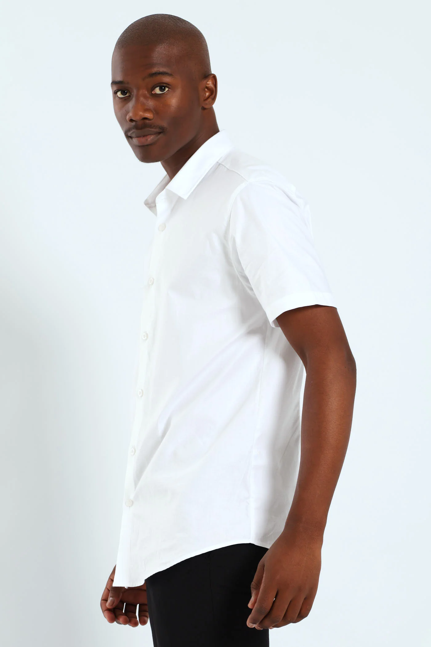 Tonal Textured Shirt - White - Image 3