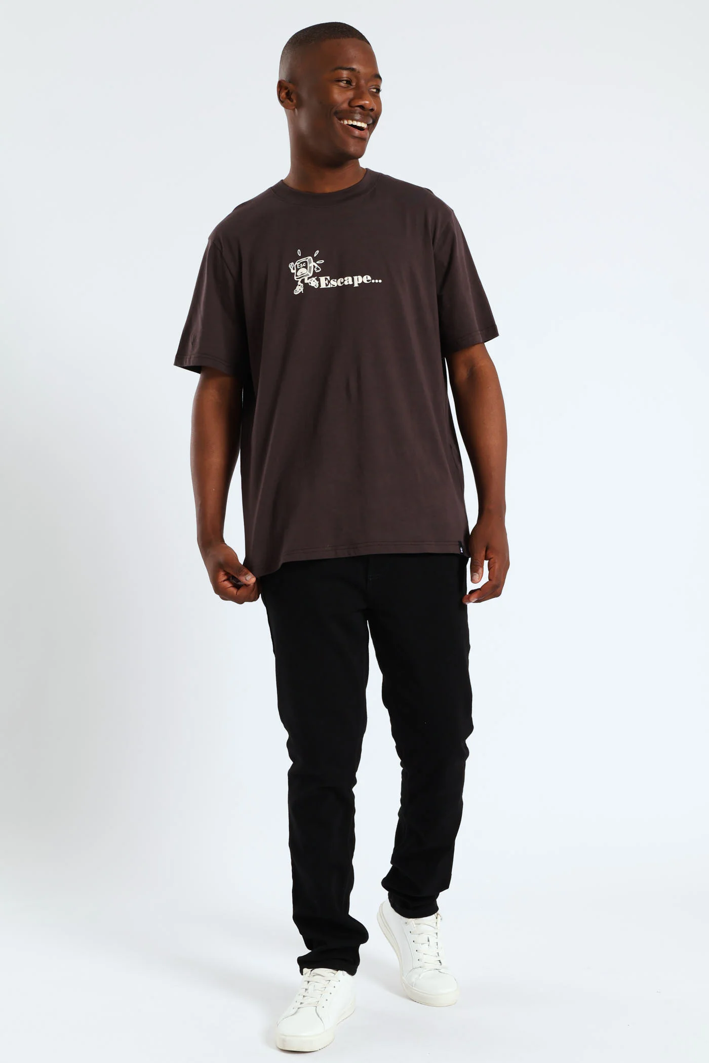 Too Many Issues Front & Back Tee - Chocolate - Image 2