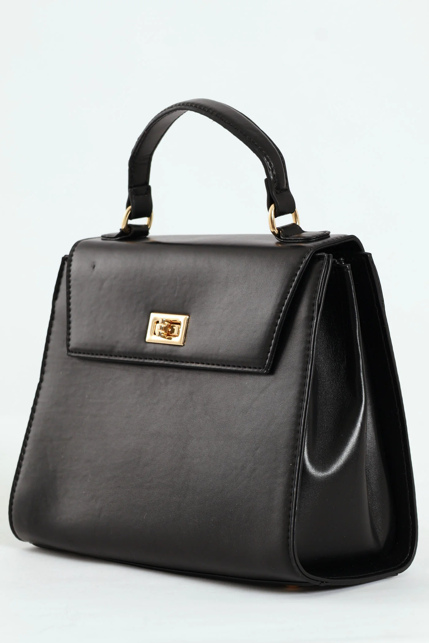 Top Handle Satchel - Black - Image 2
