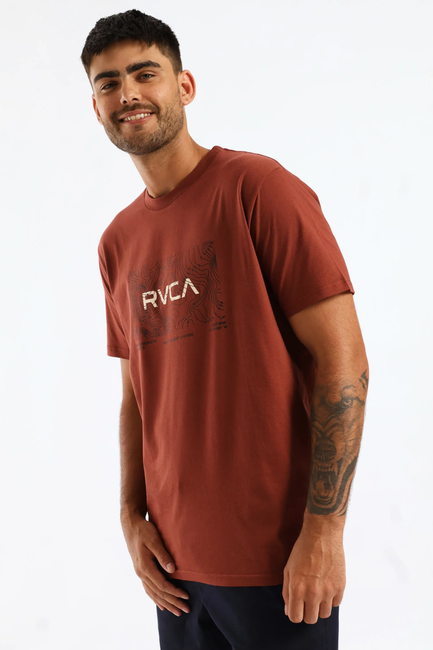 Topo Tee - Burgundy - Image 3