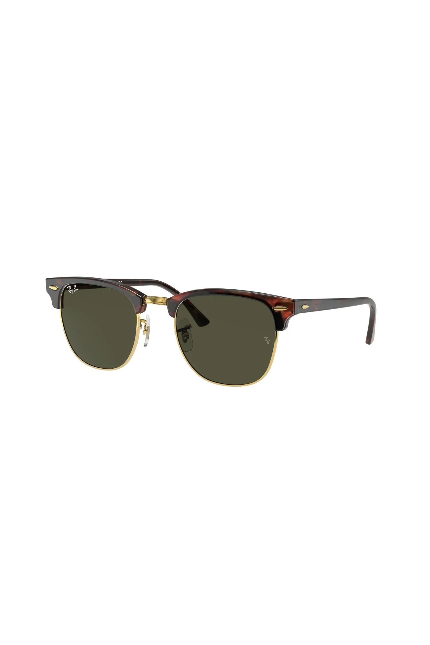 Tortoise Square Frame/Green Lens - Brown - Image 2